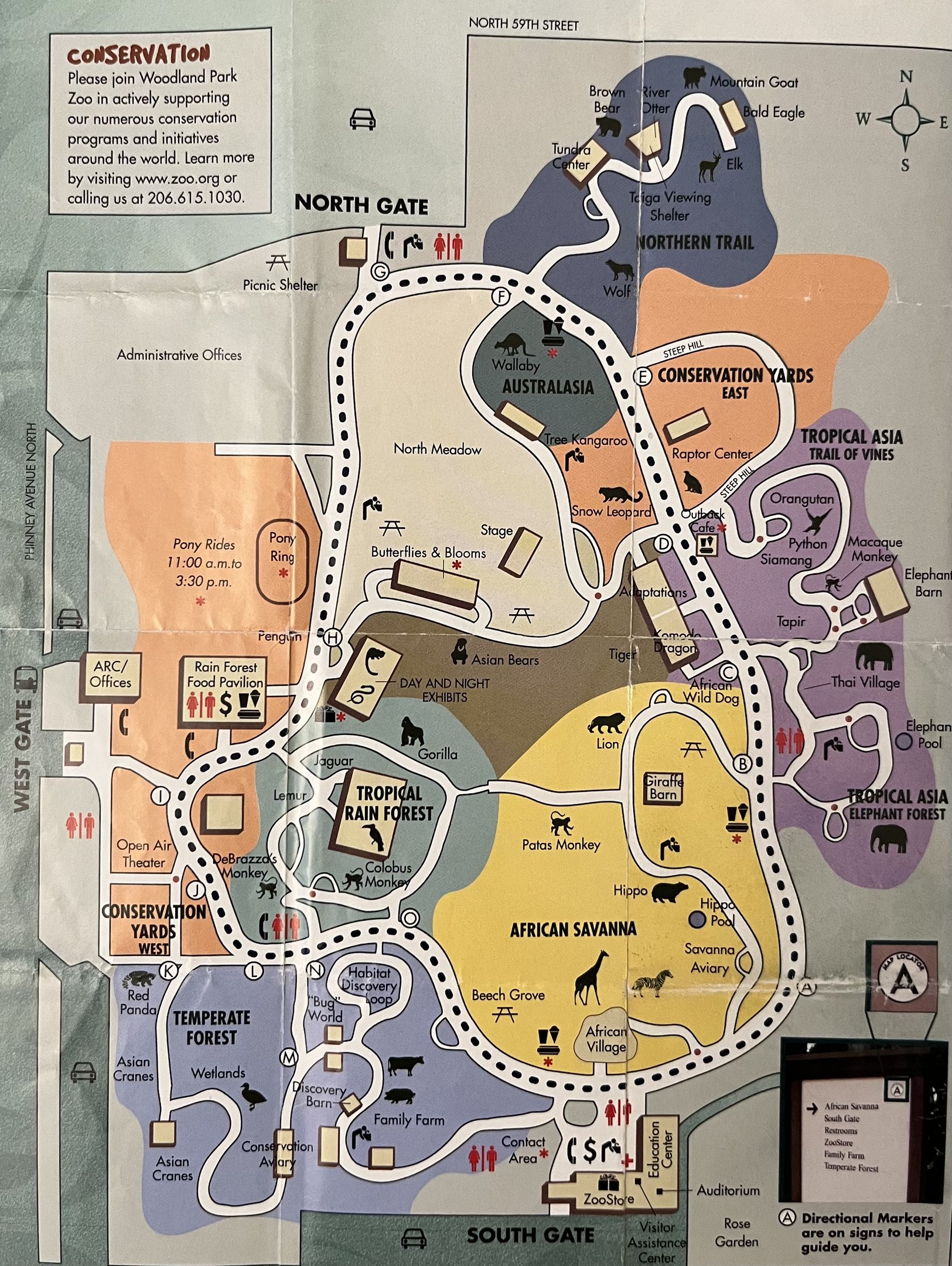 Zoo Map - 2004