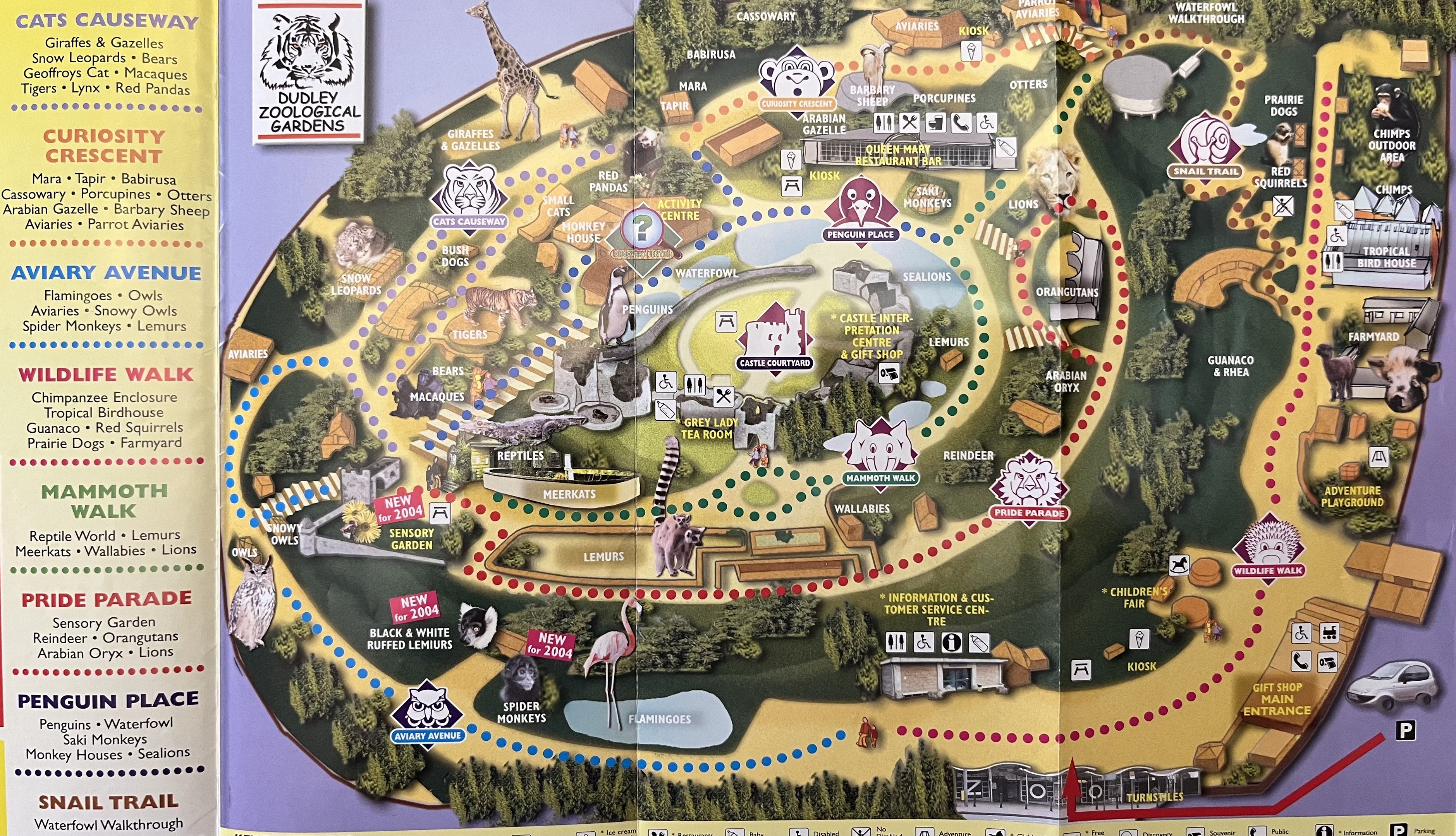 Zoo Map - 2004