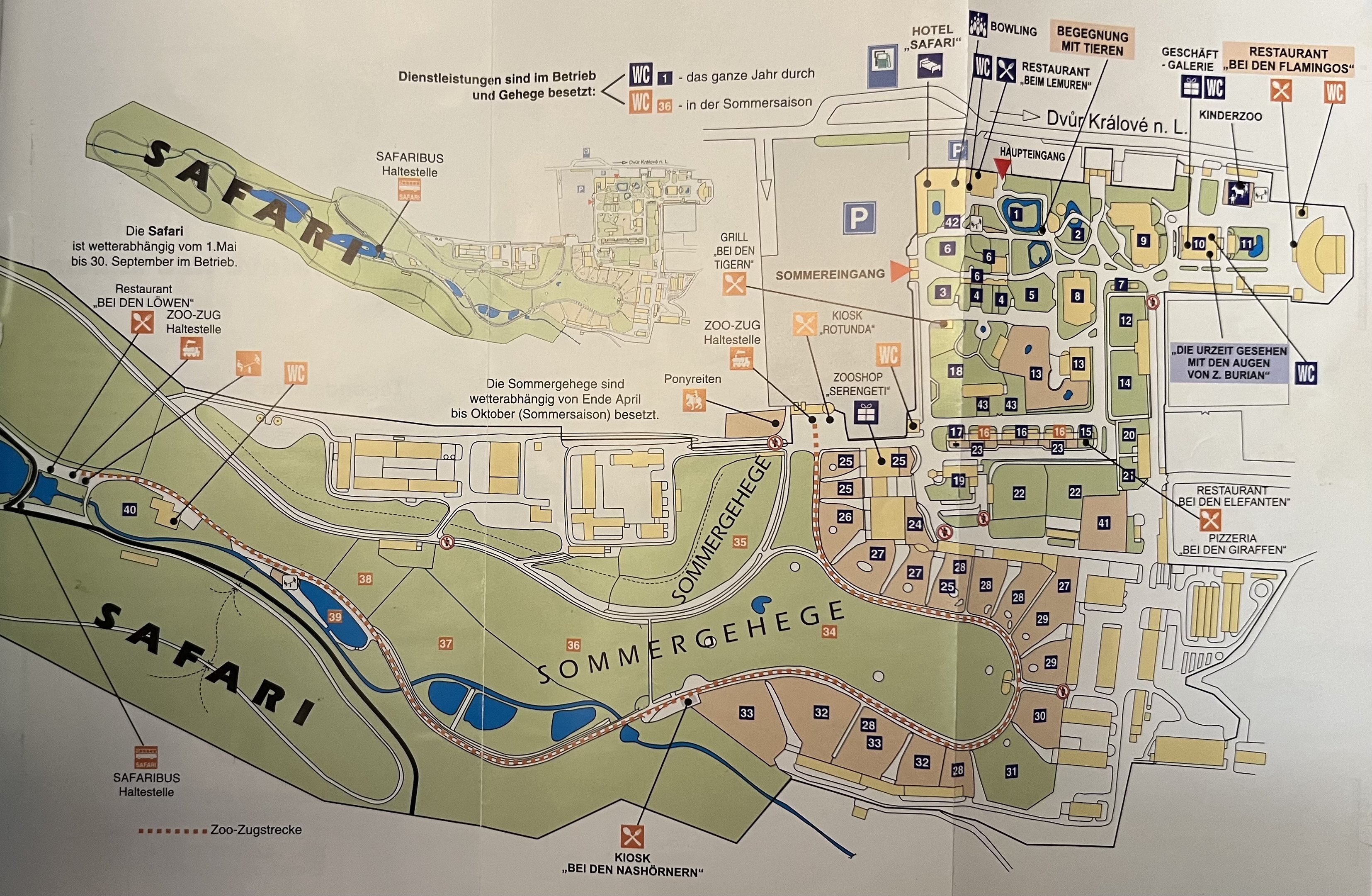 Zoo Map - 2004