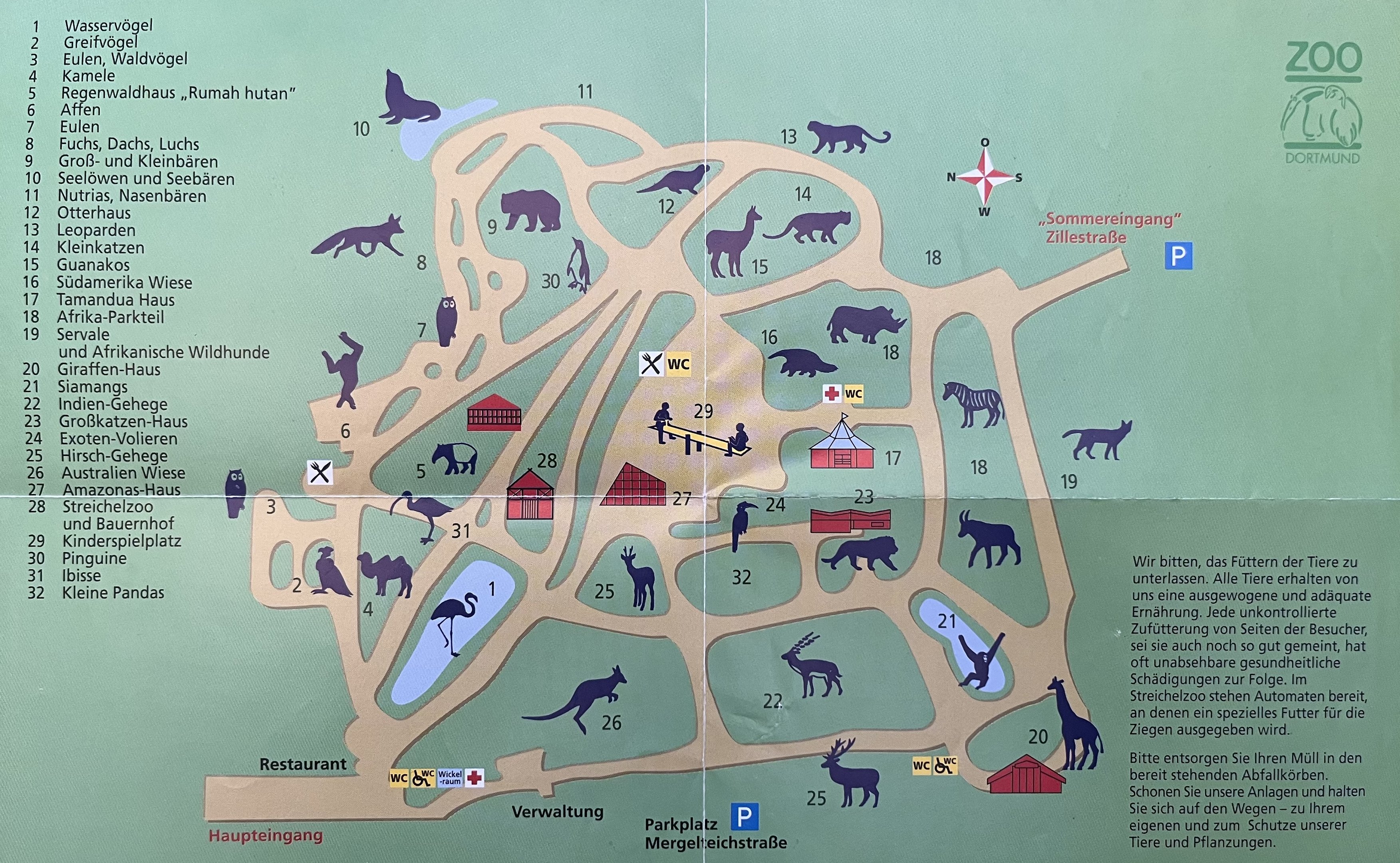 Zoo Map - 2004
