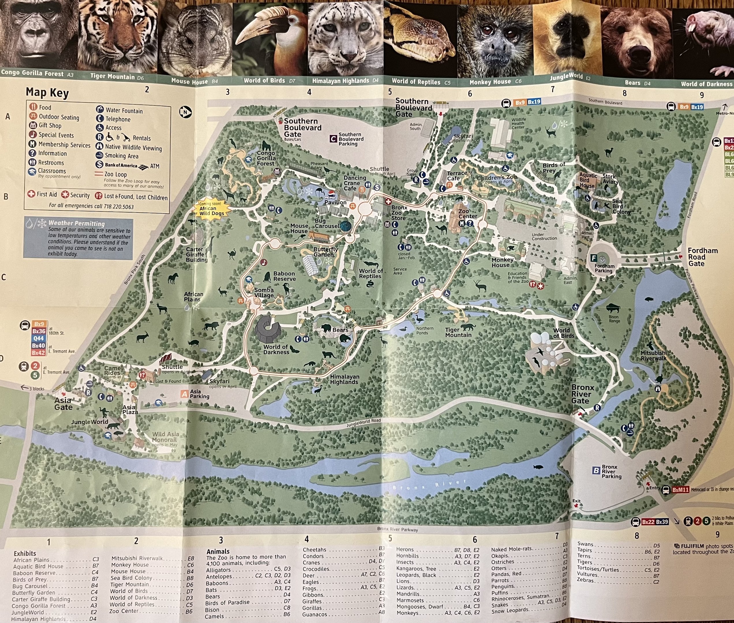 Zoo Map - 2005