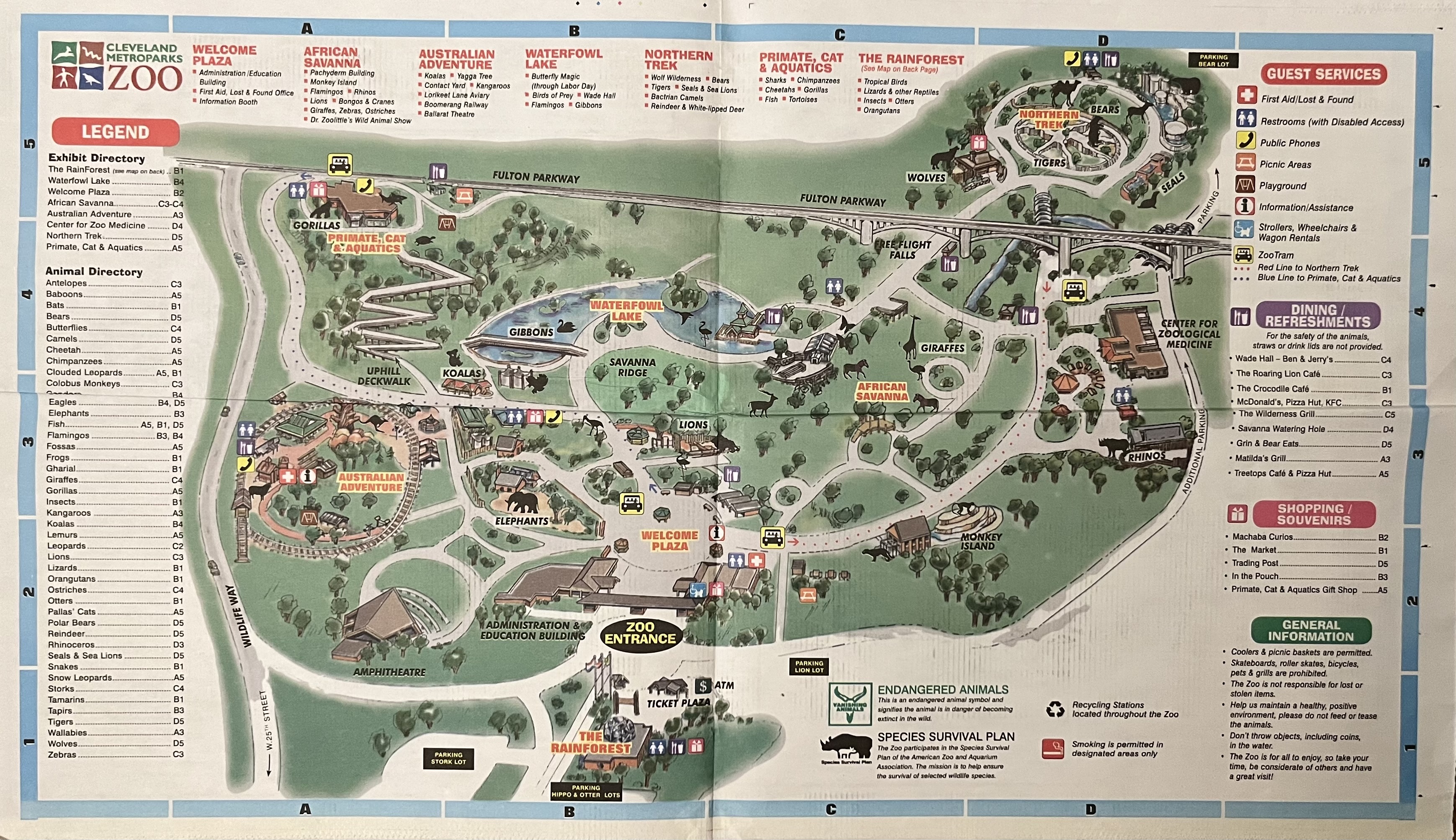 Zoo Map - 2005