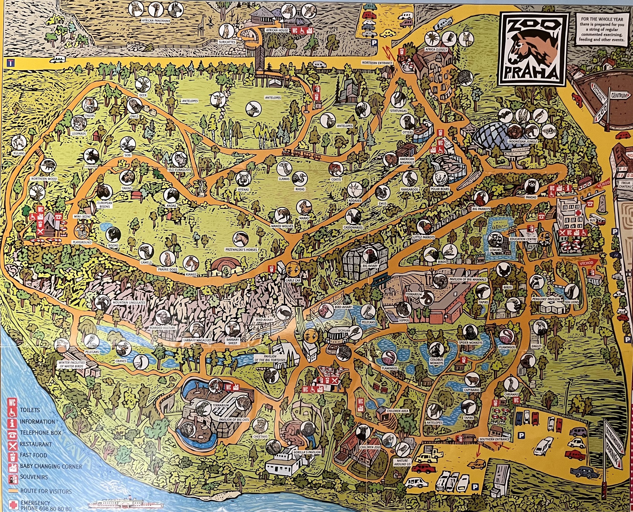 Zoo Map - 2005