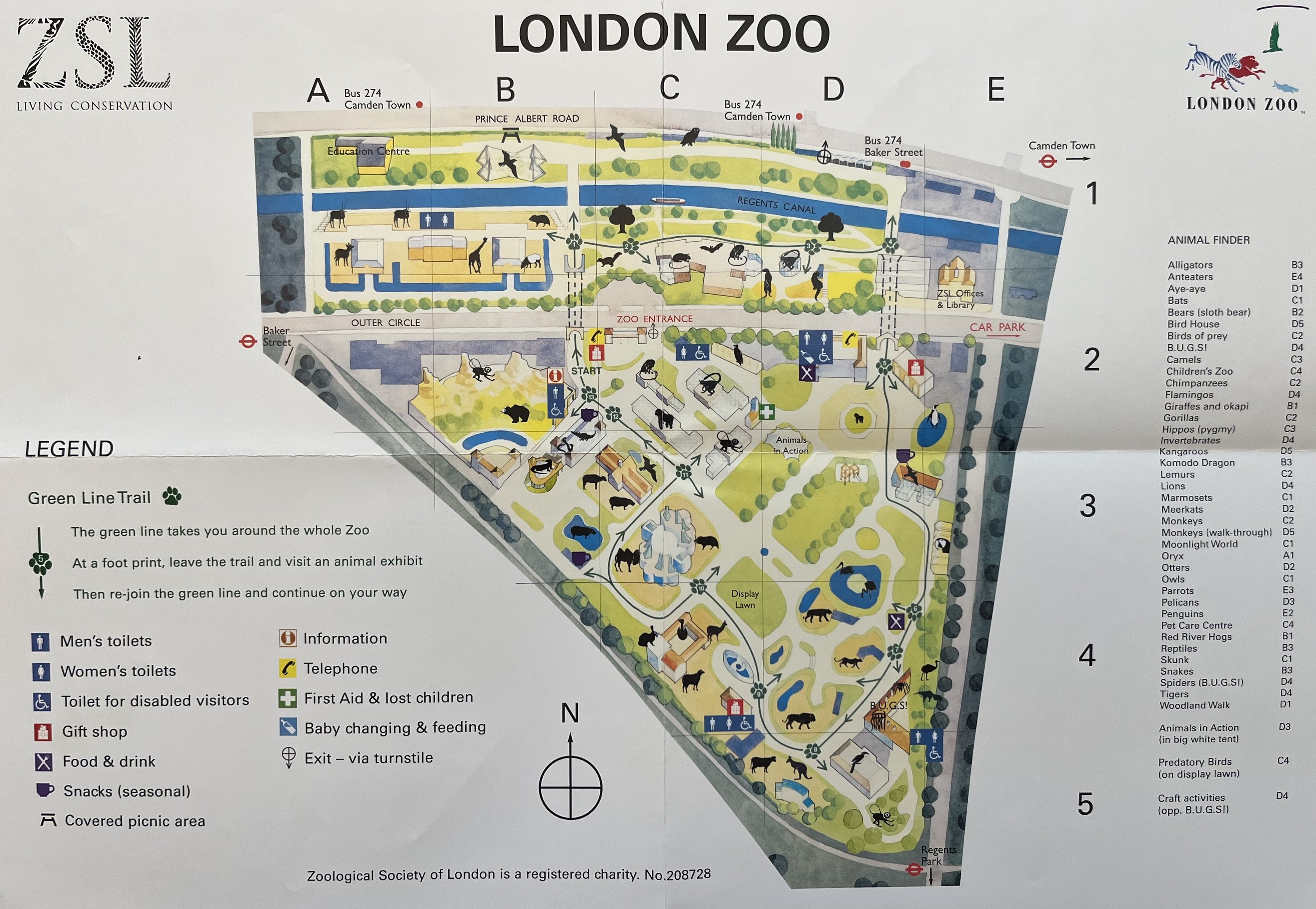 Zoo Map - 2005