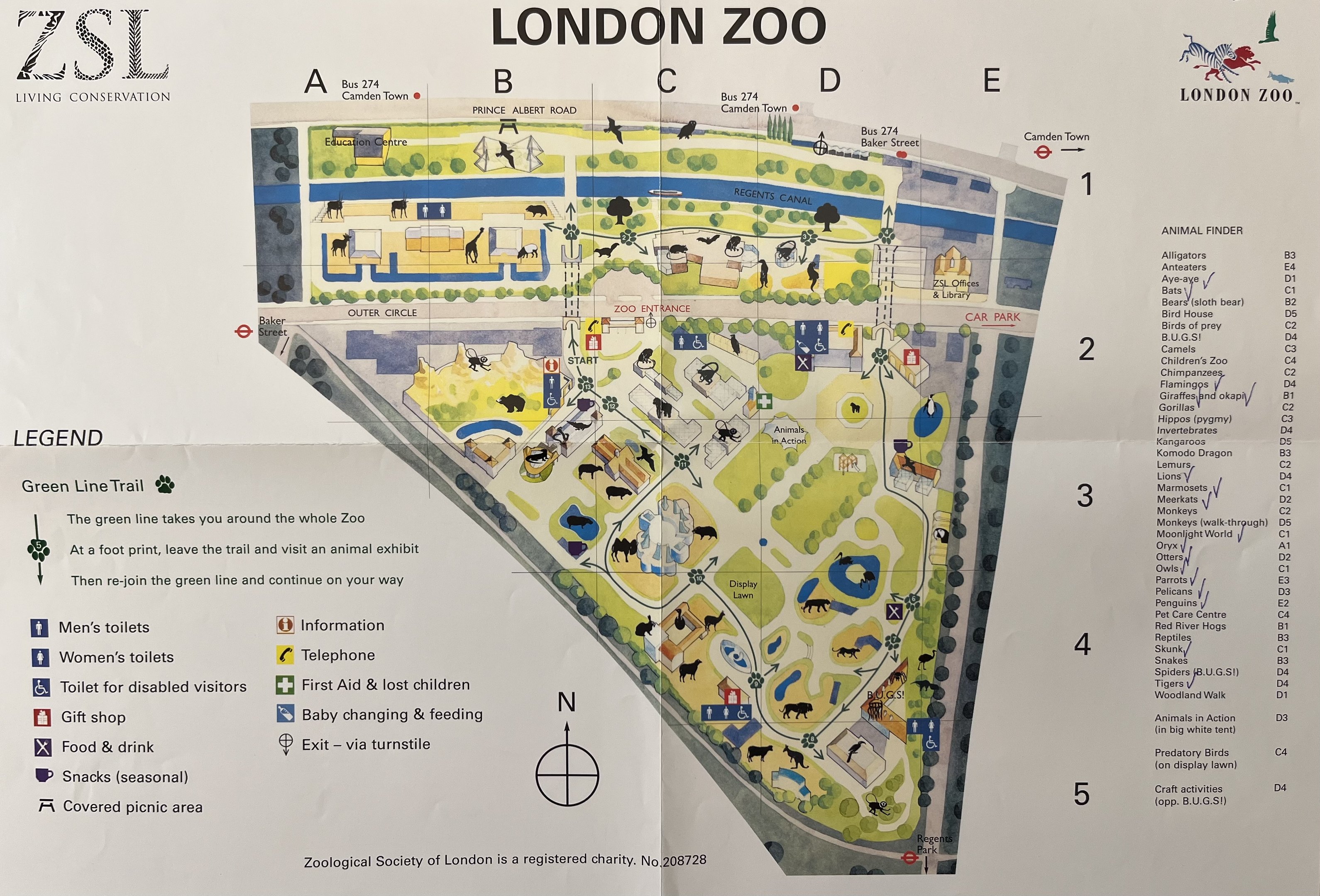 Zoo Map - 2005