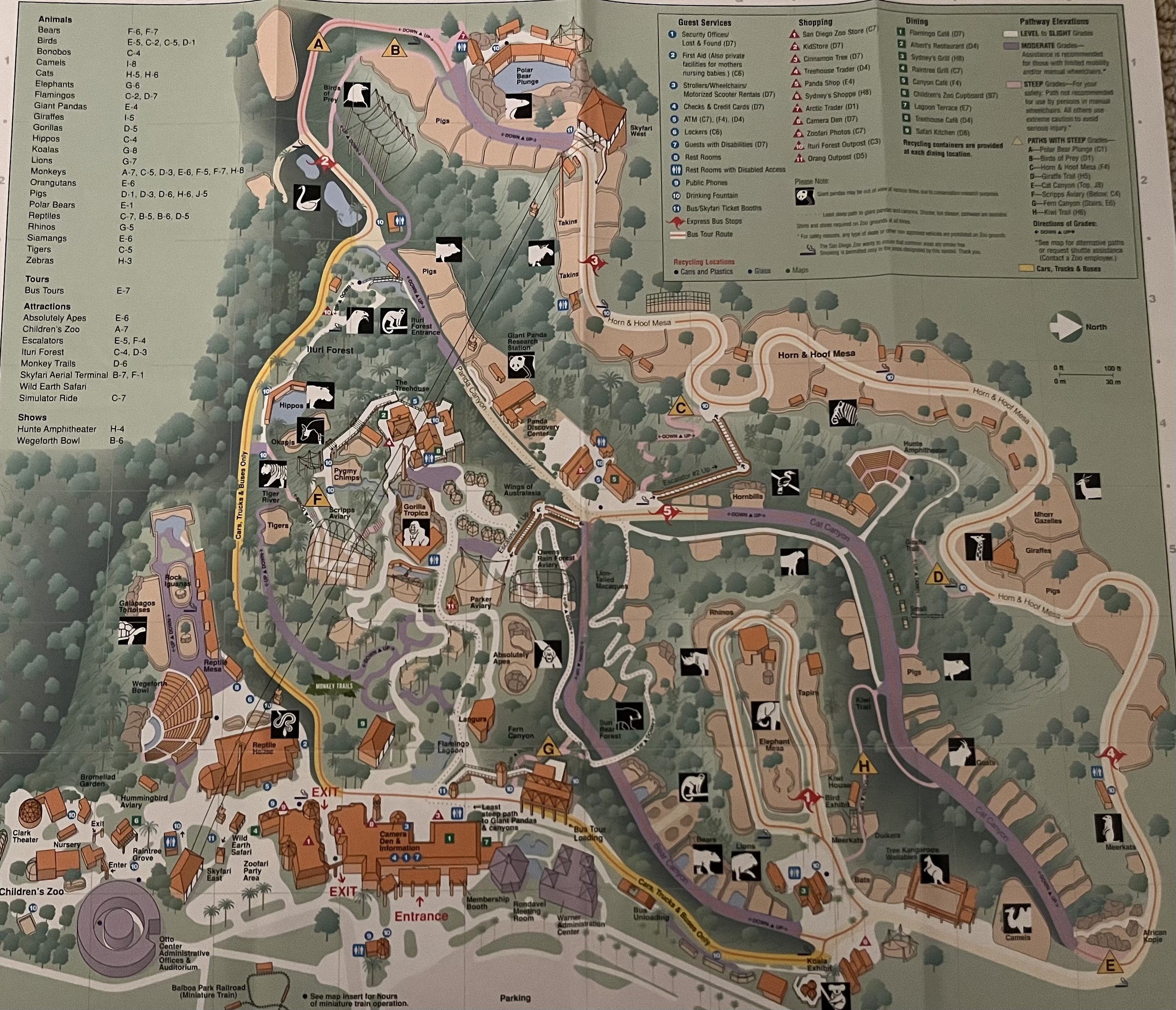Zoo Map - 2006