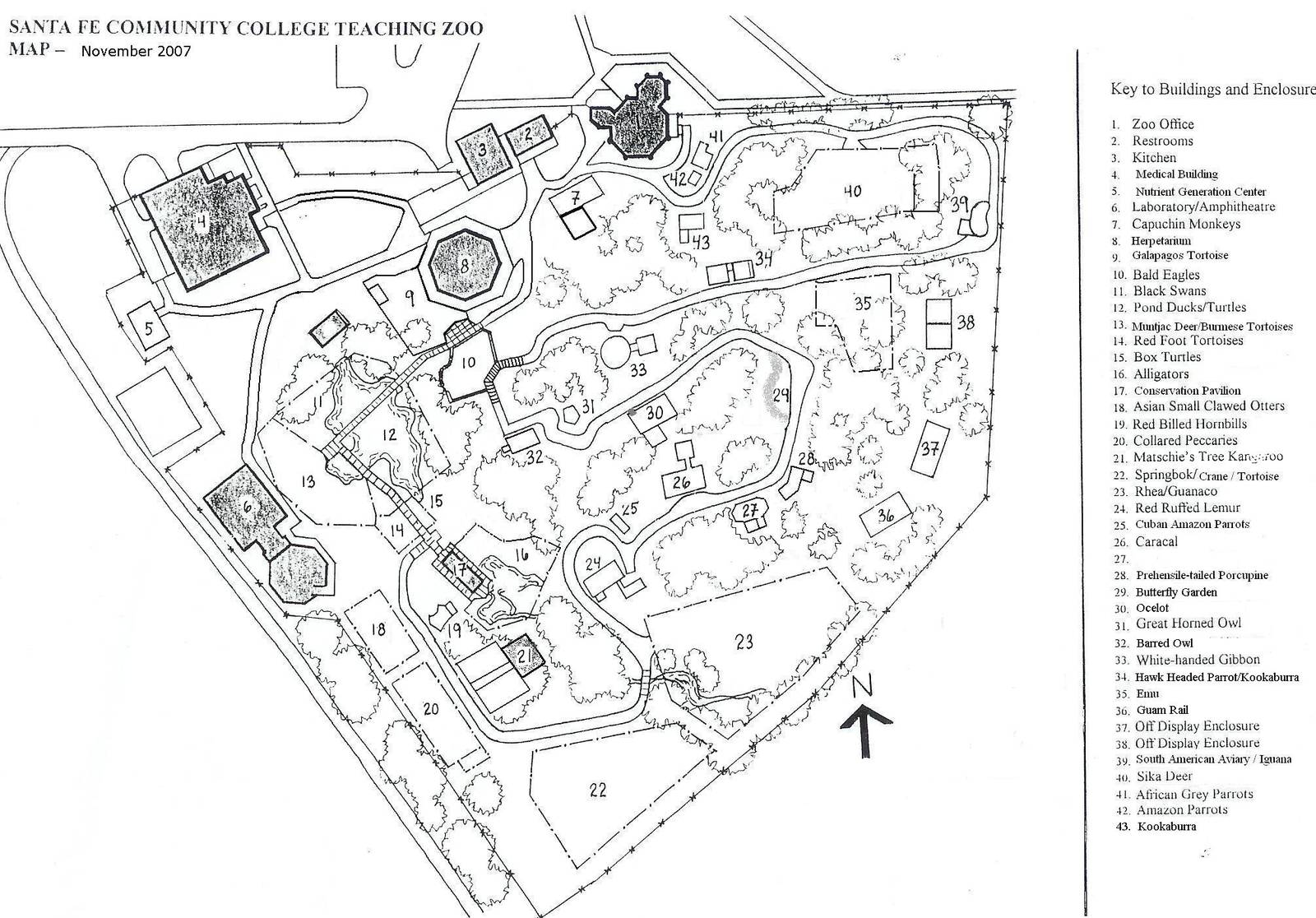 Zoo Map - 2007