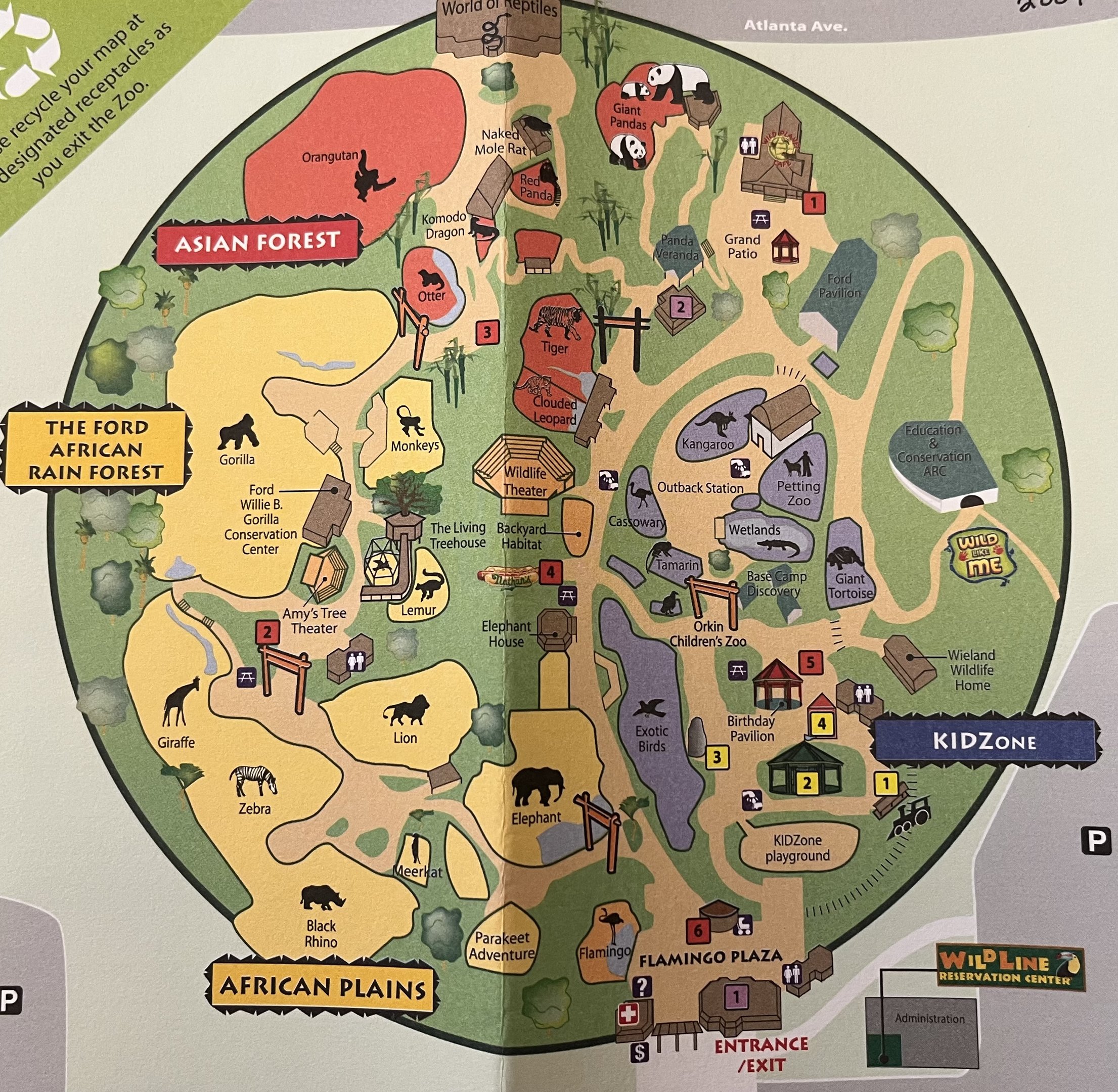 Zoo Map - 2007