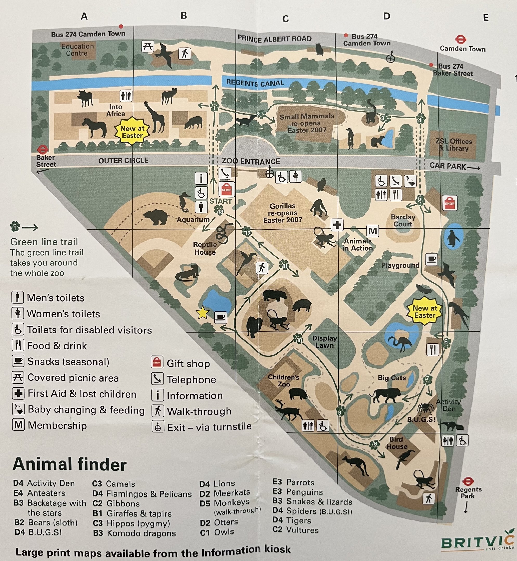 Zoo Map - 2007