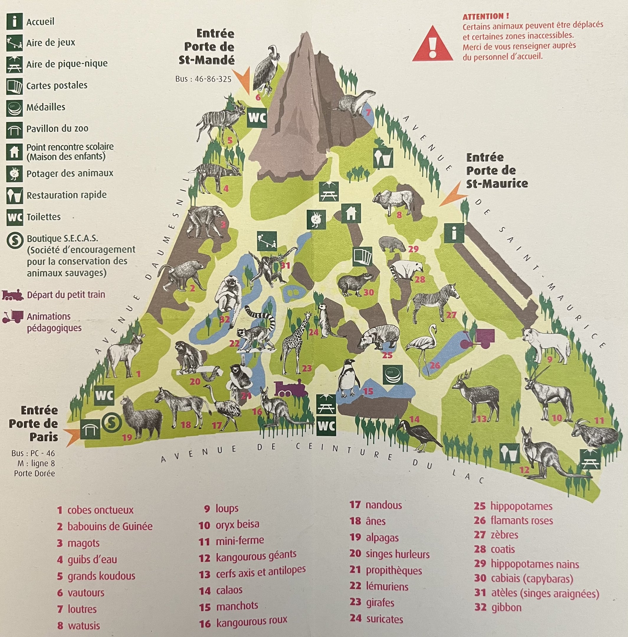 Zoo Map - 2007