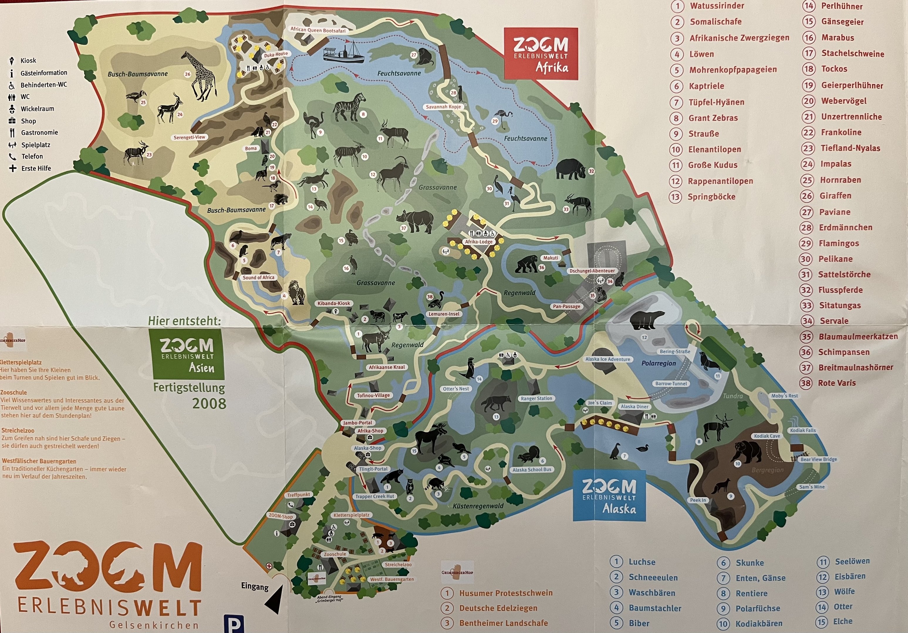 Zoo Map - 2007