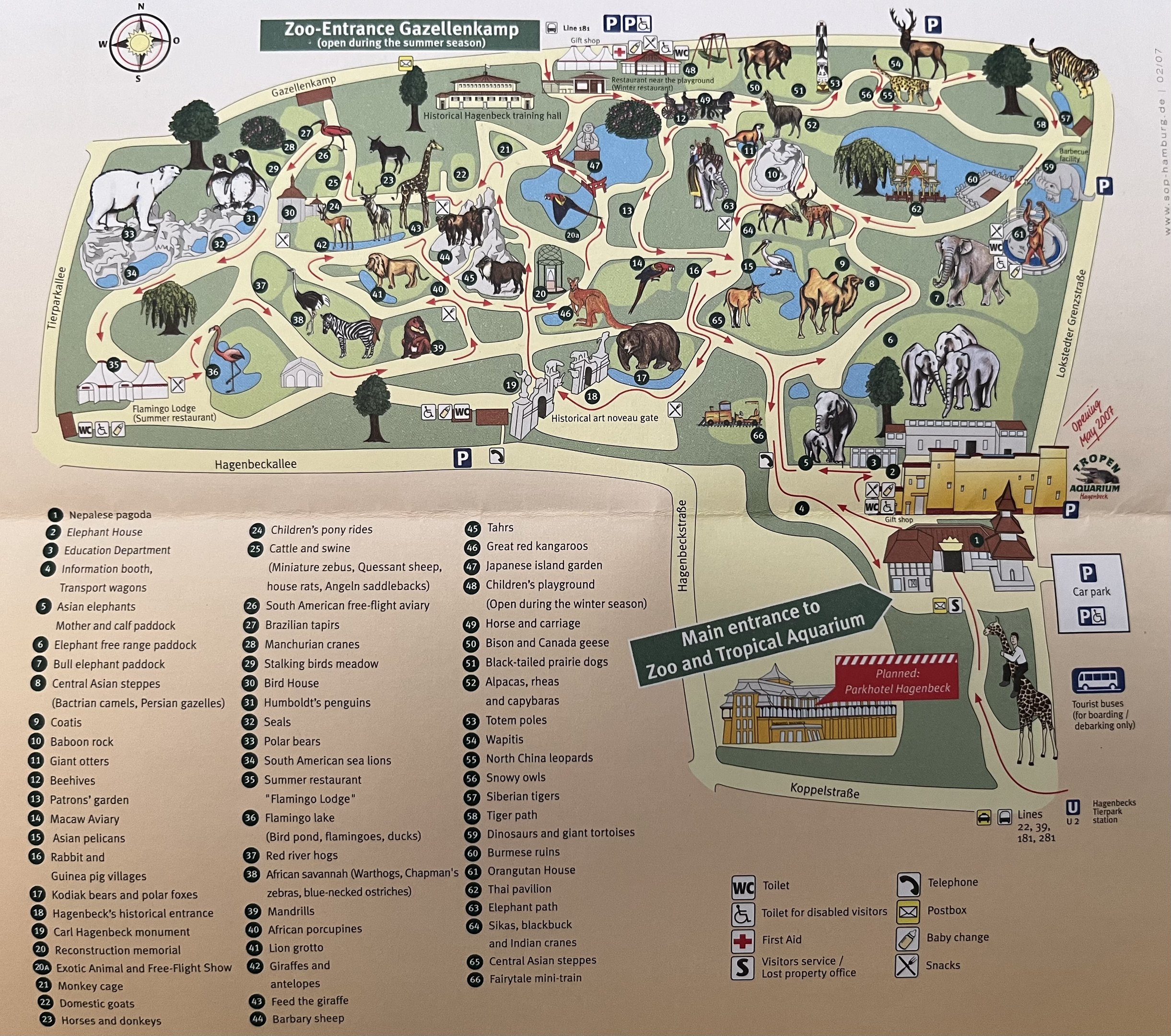 Zoo Map - 2007