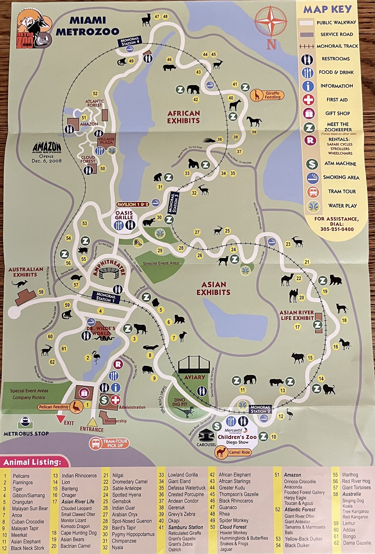 Zoo Map - 2008