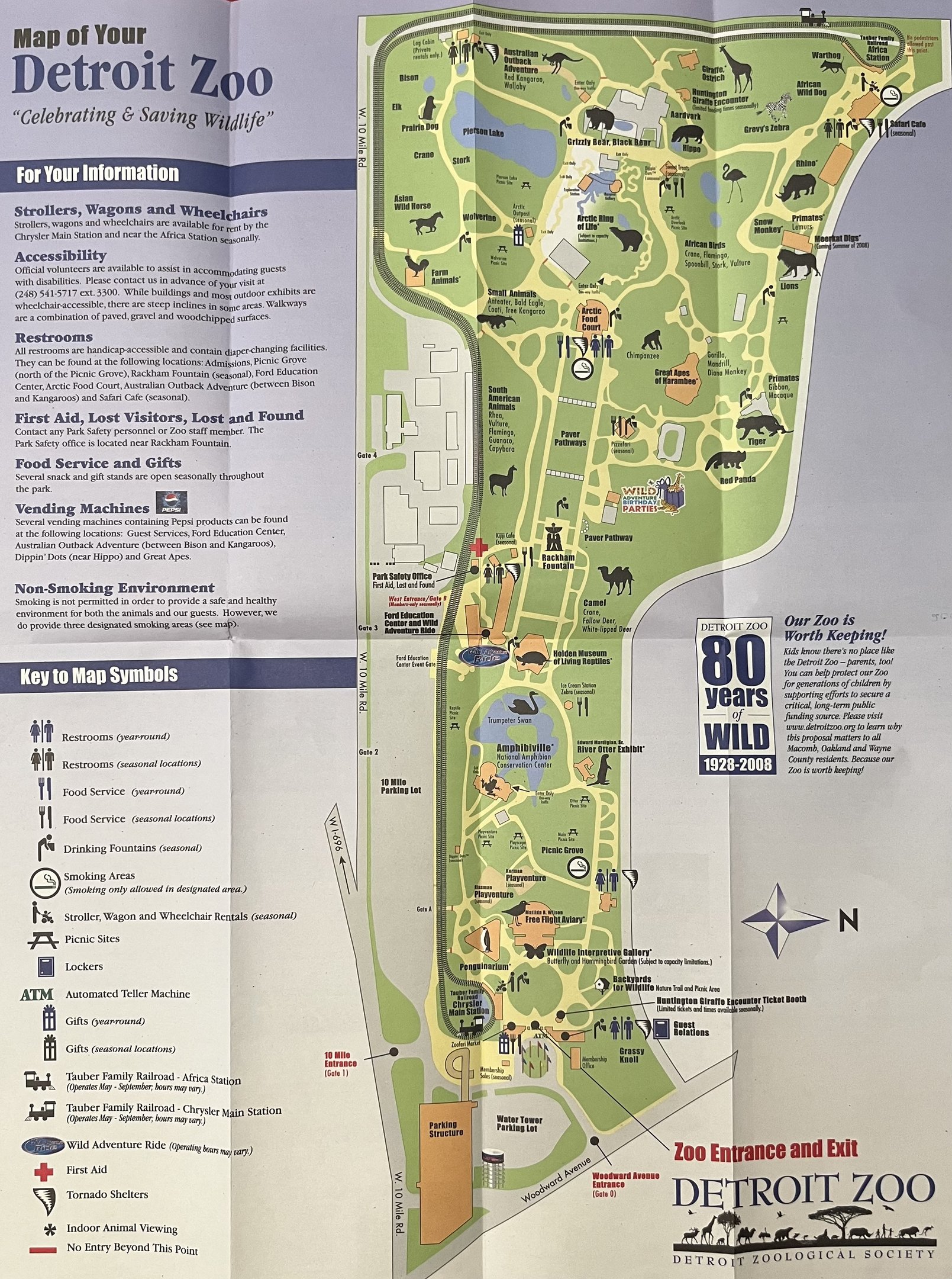 Zoo Map - 2008