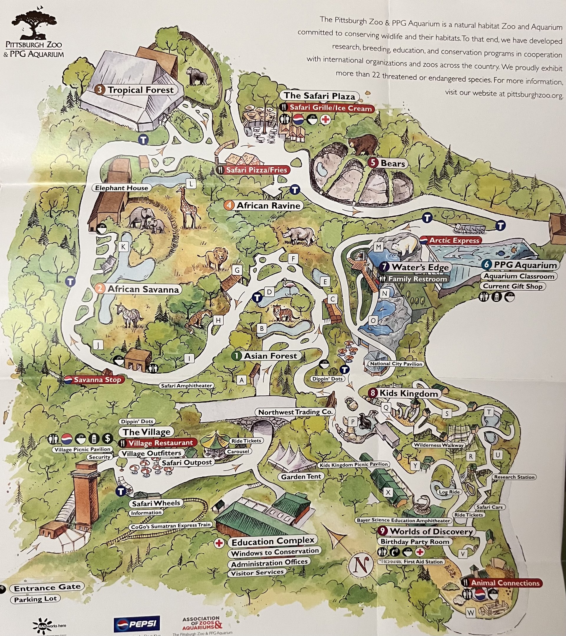 Zoo Map - 2008