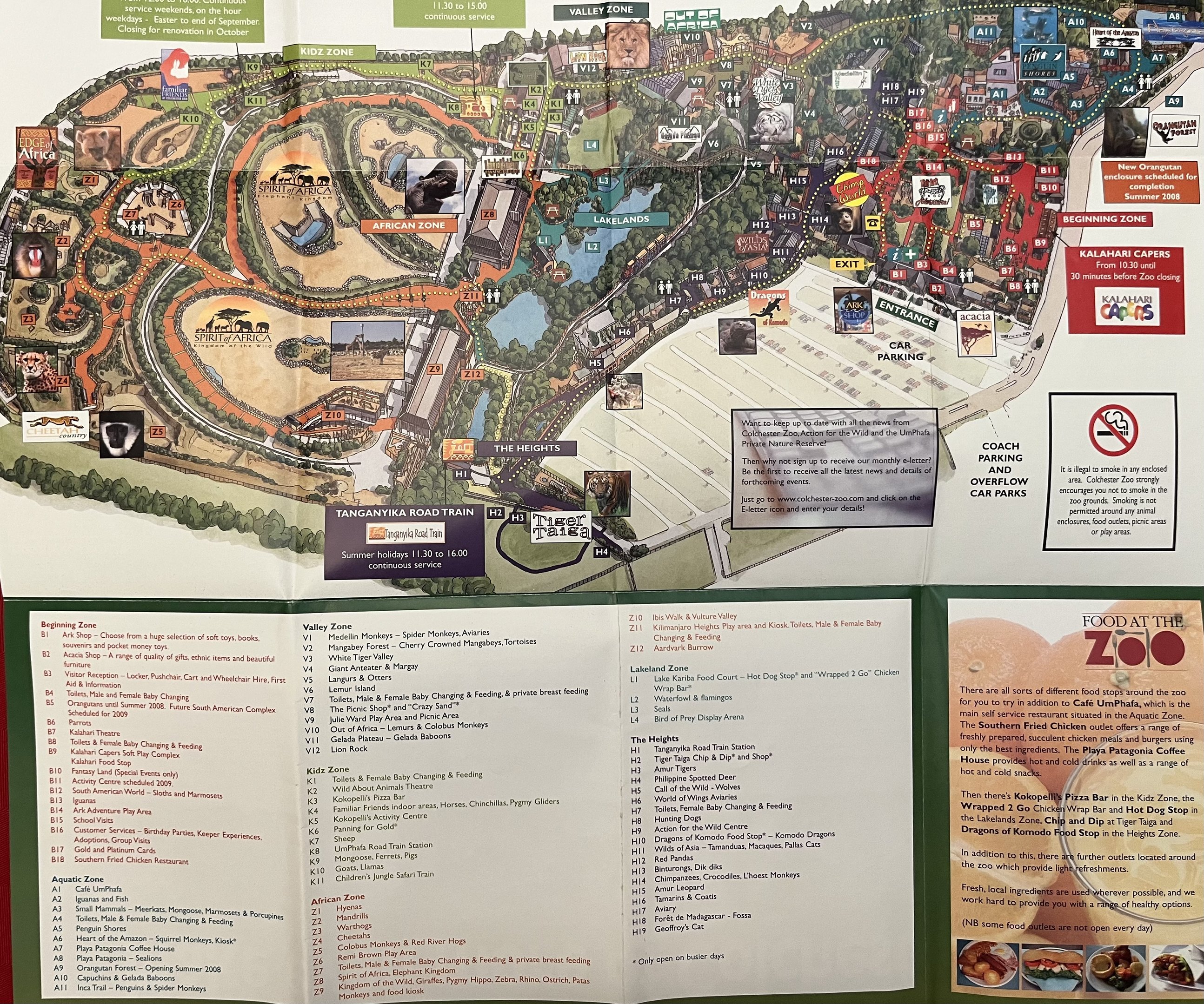Zoo Map - 2008