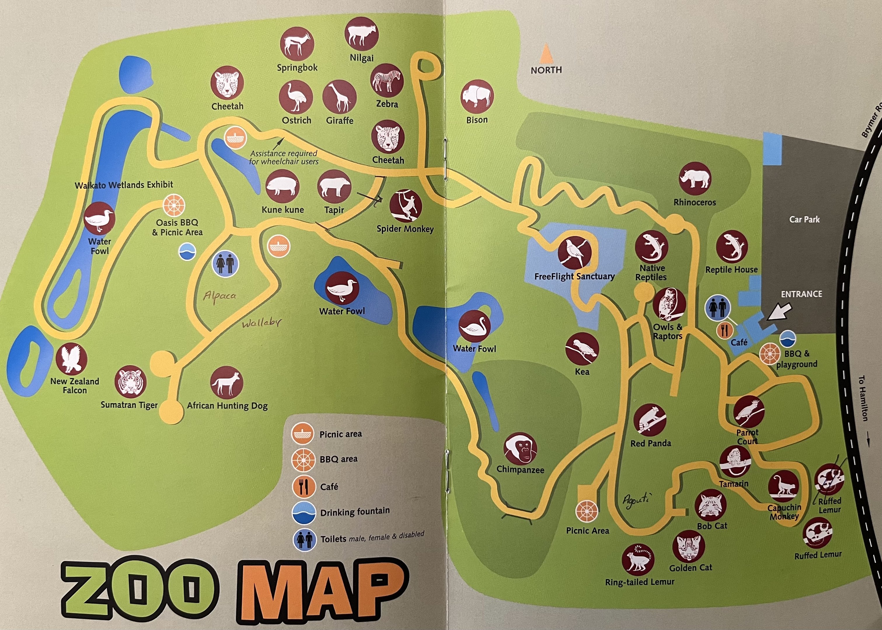 Zoo Map - 2008