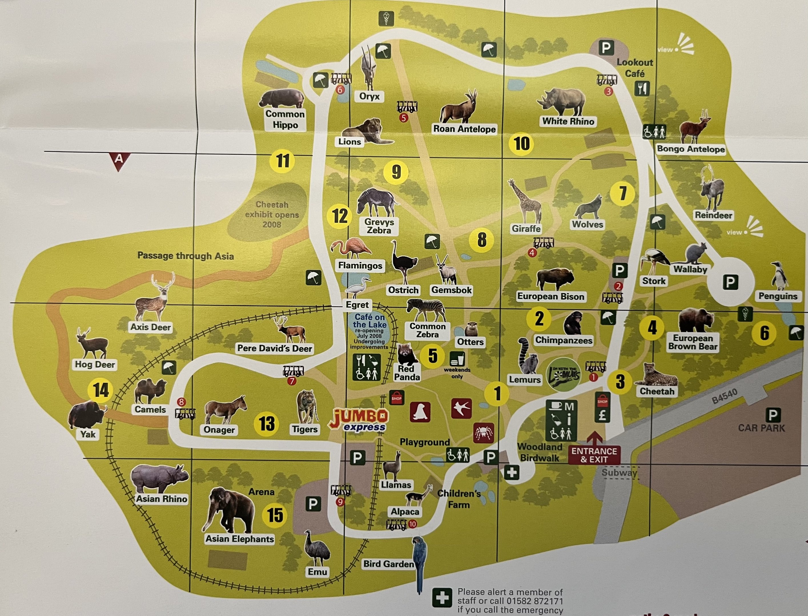 Zoo Map - 2008