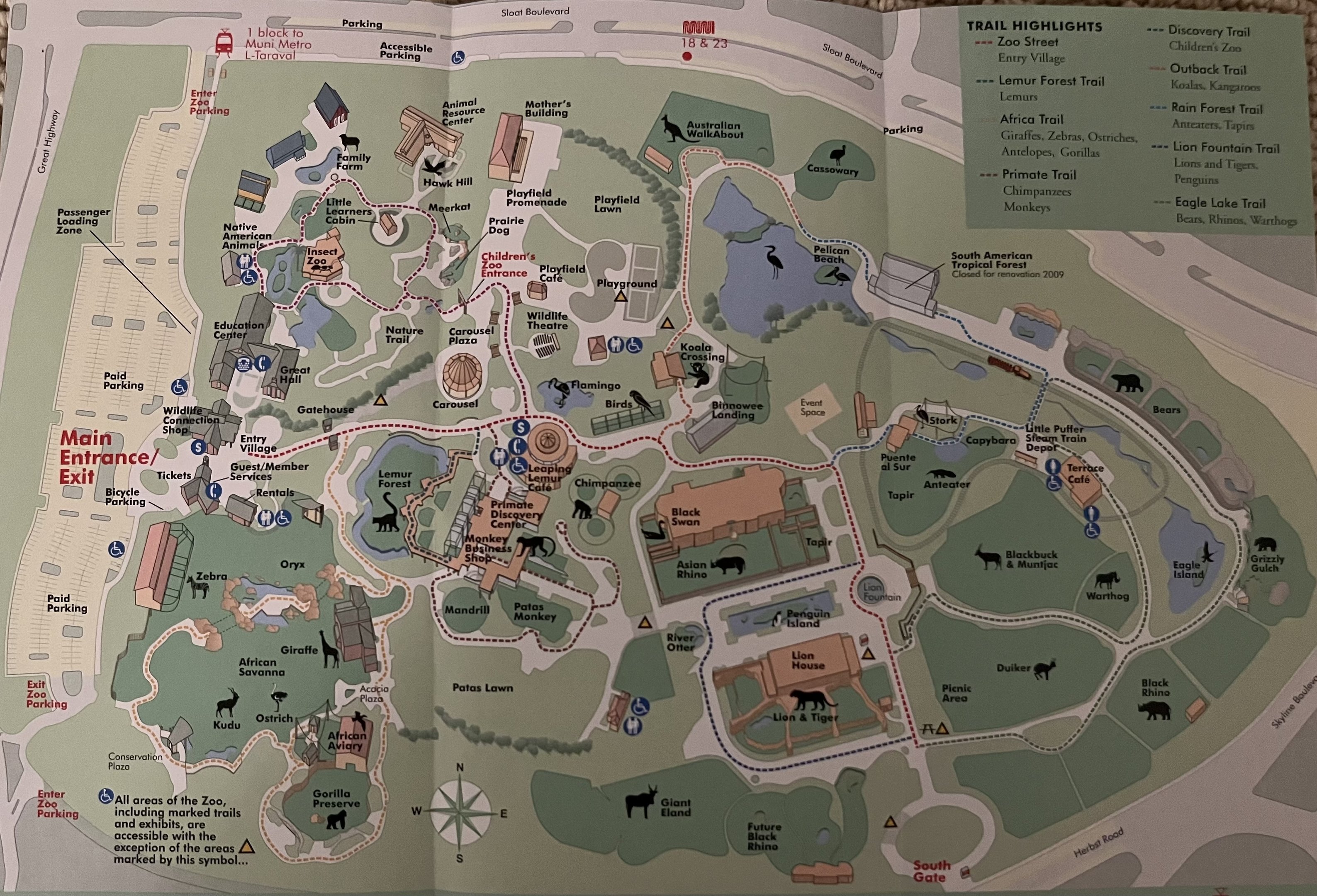 Zoo Map - 2009