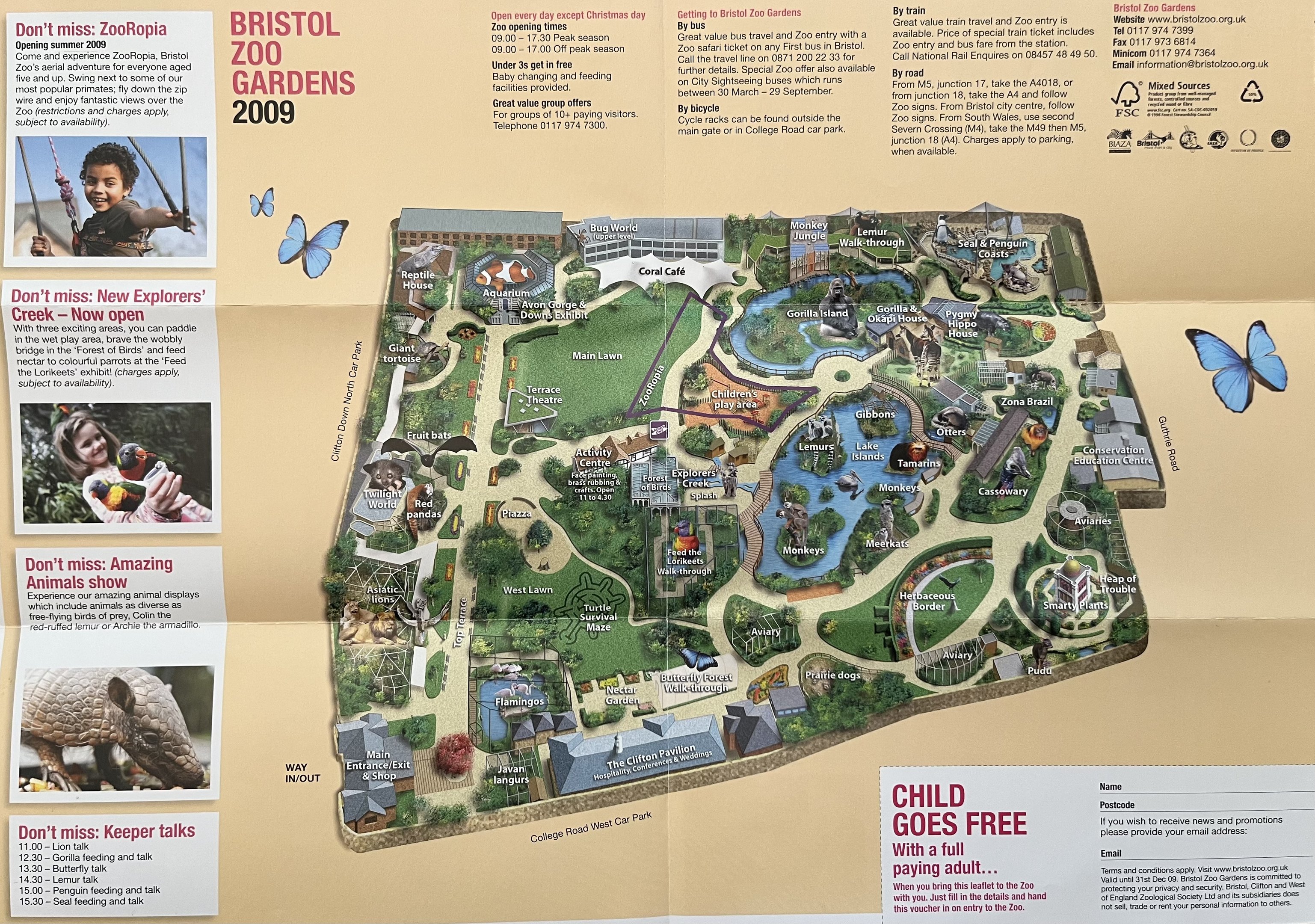 Zoo Map - 2009