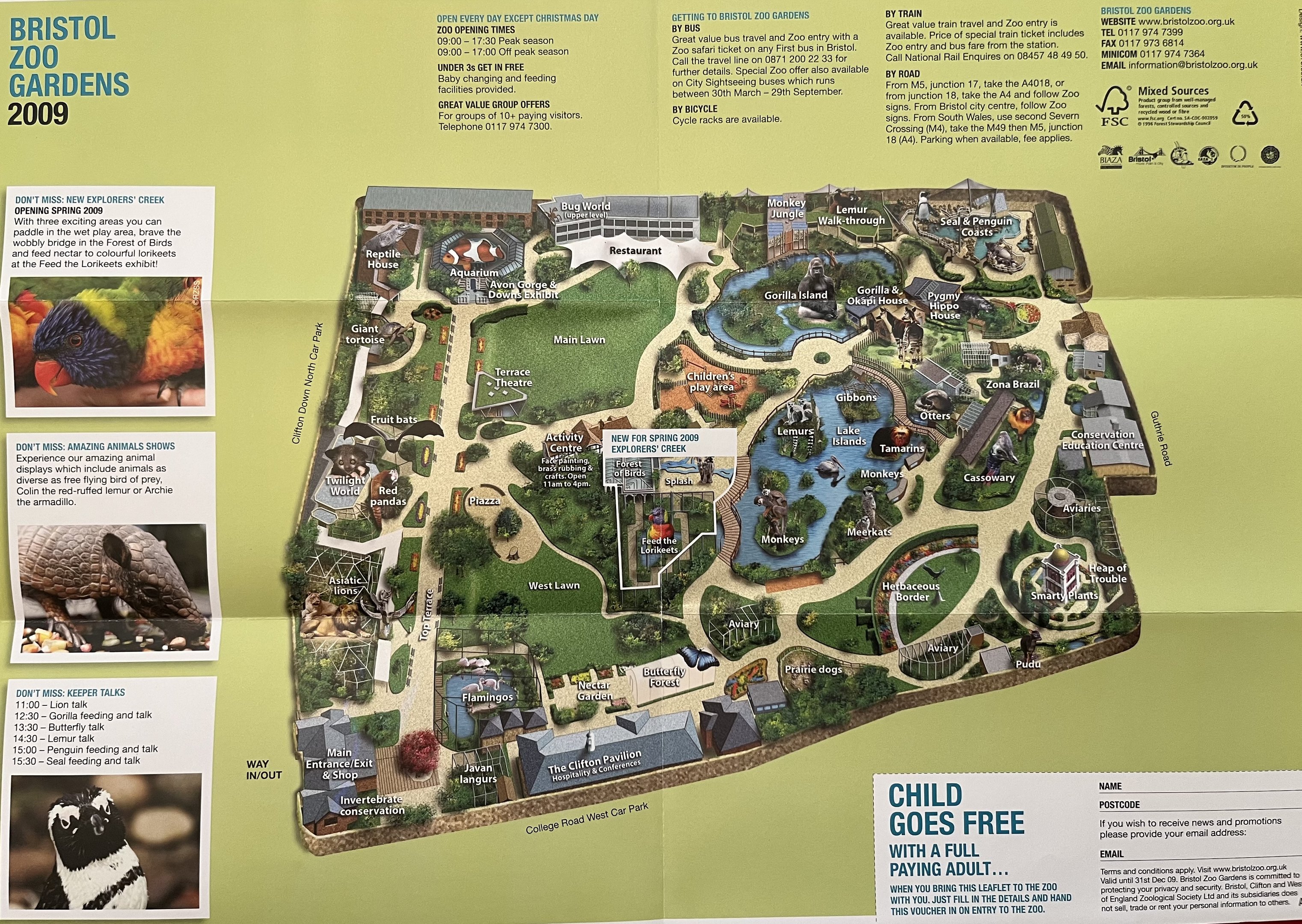 Zoo Map - 2009