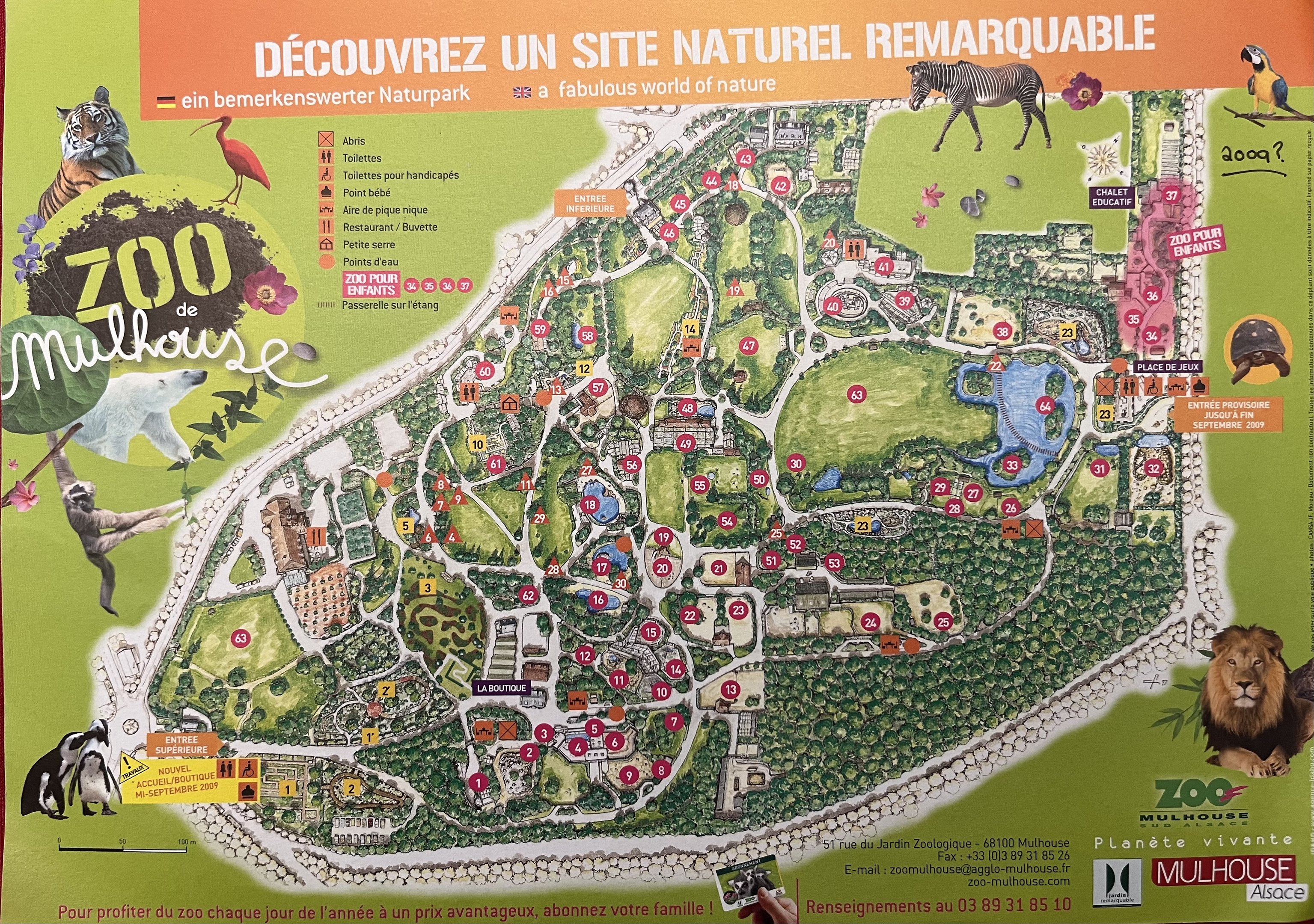 Zoo Map - 2009