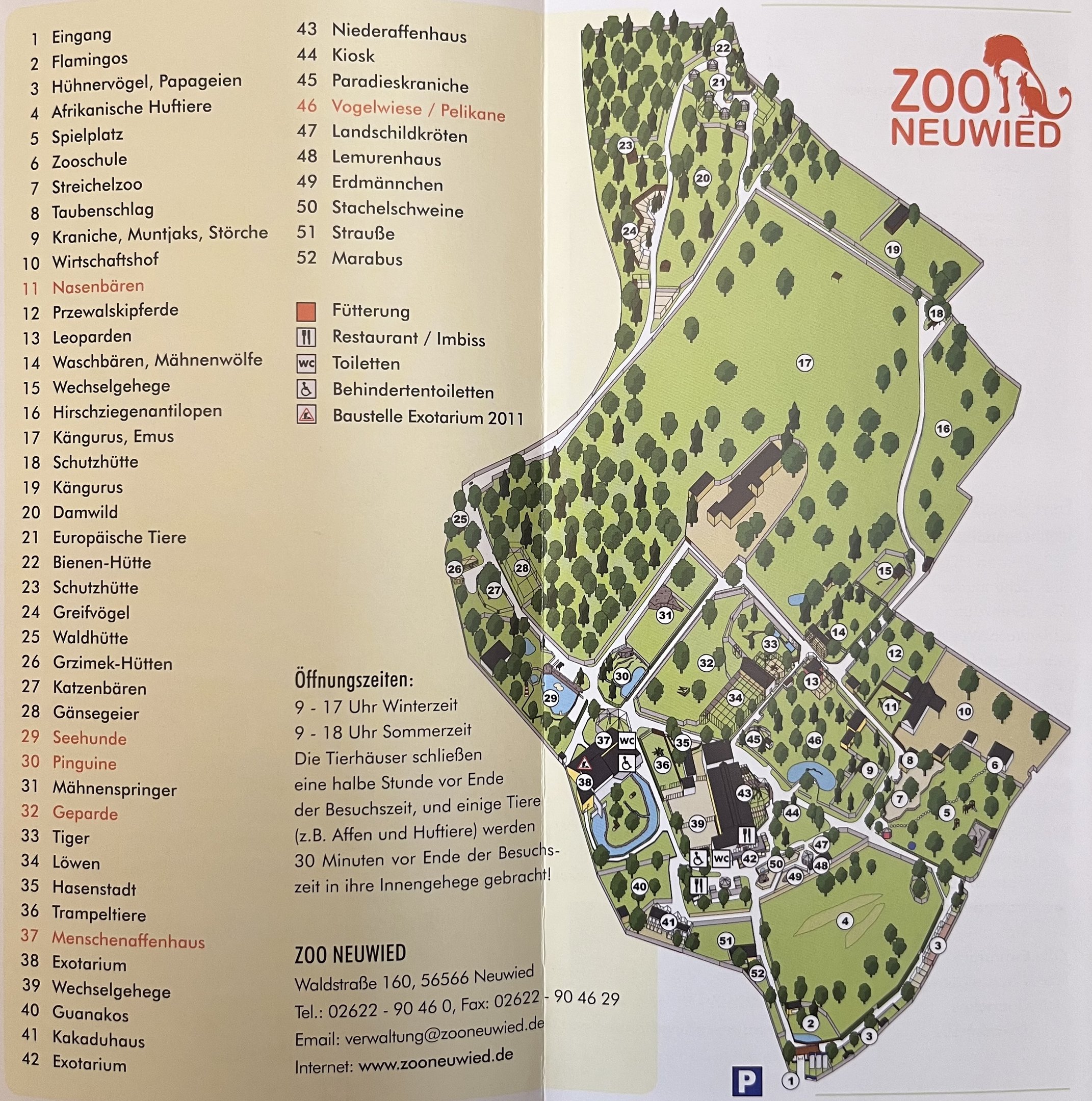 Zoo Map - 2009