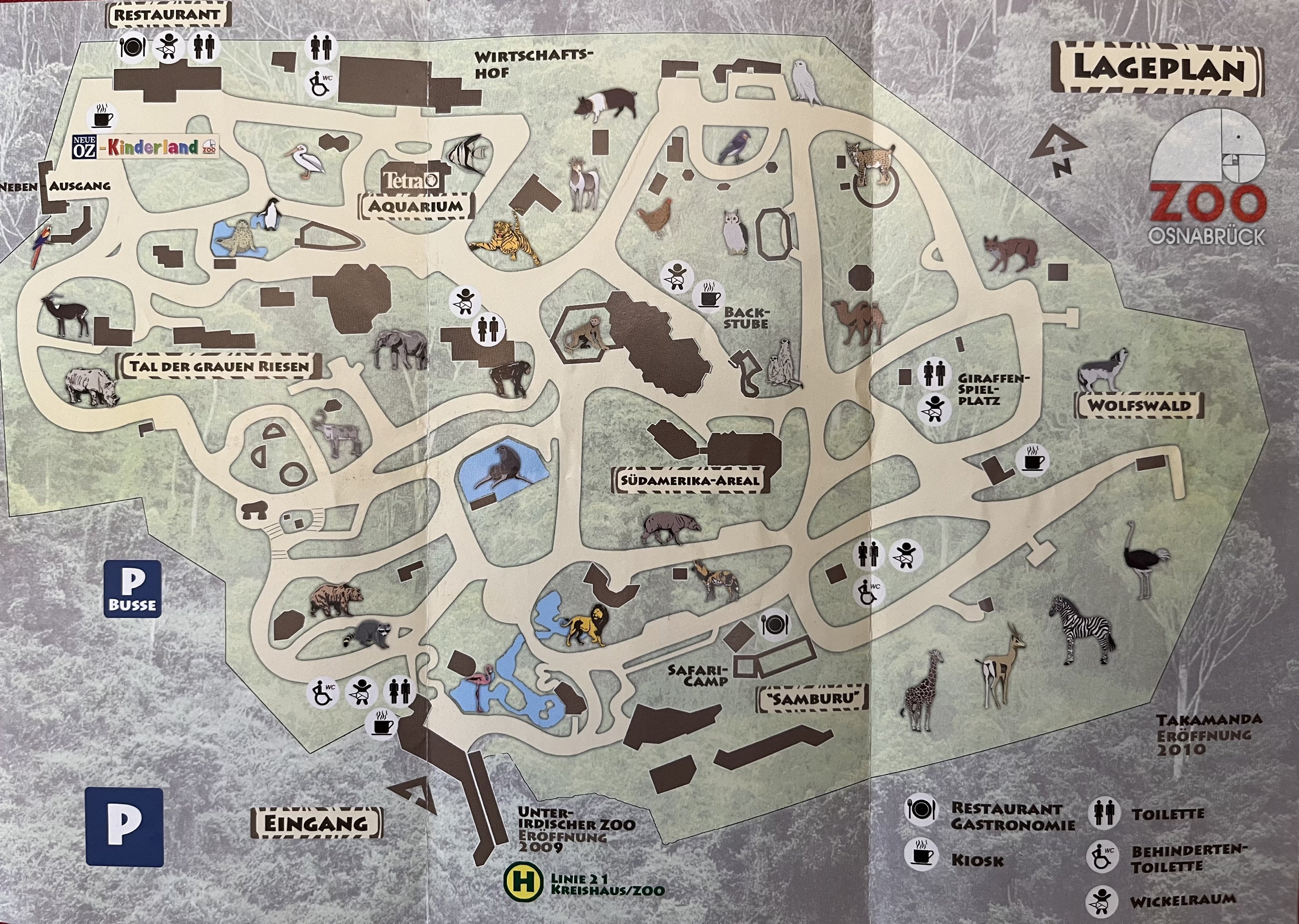 Zoo Map - 2009