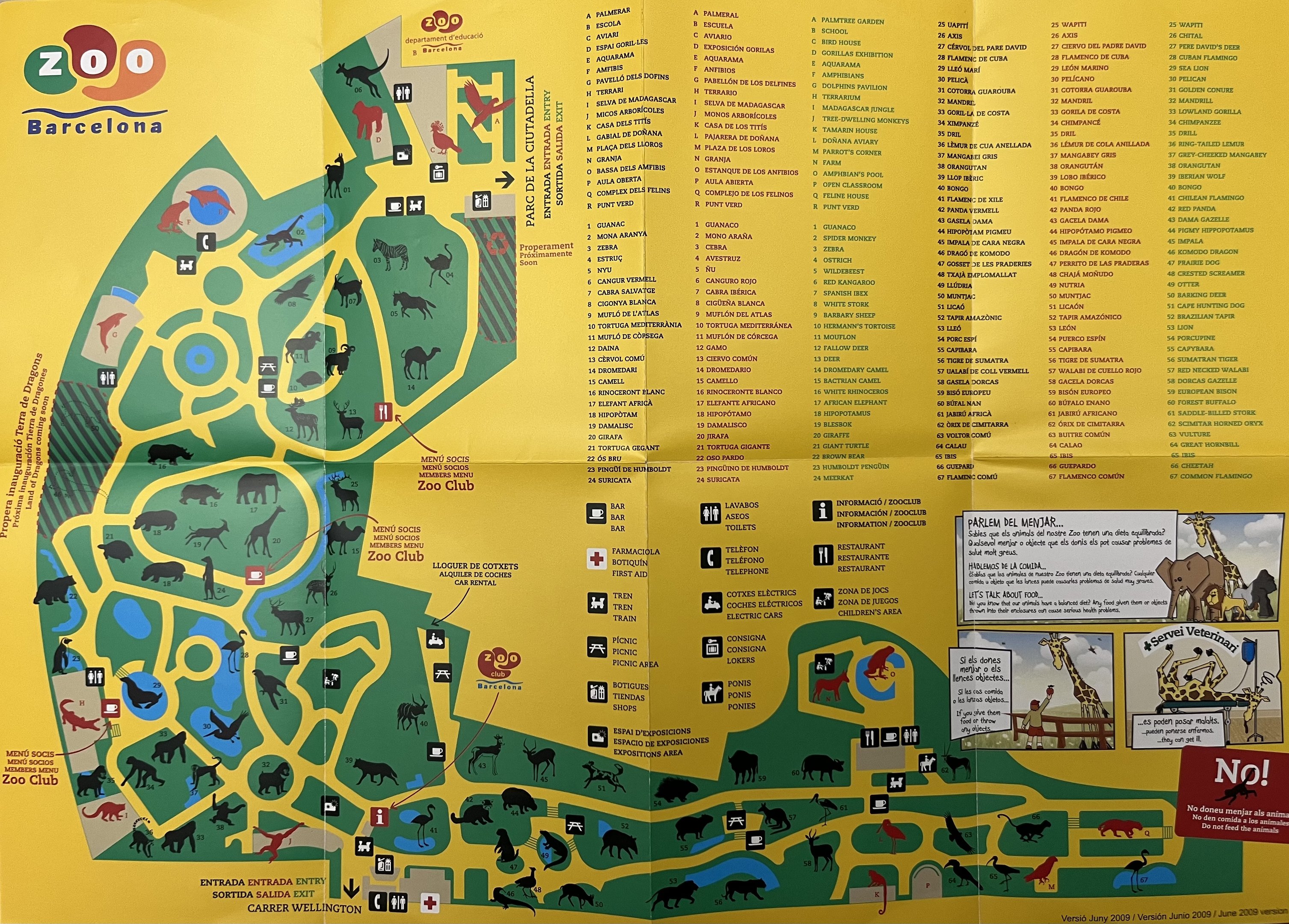 Zoo Map - 2009