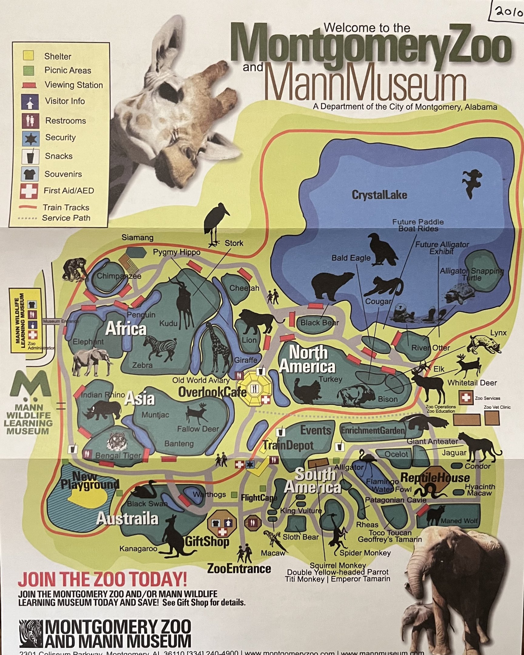 Zoo Map - 2010