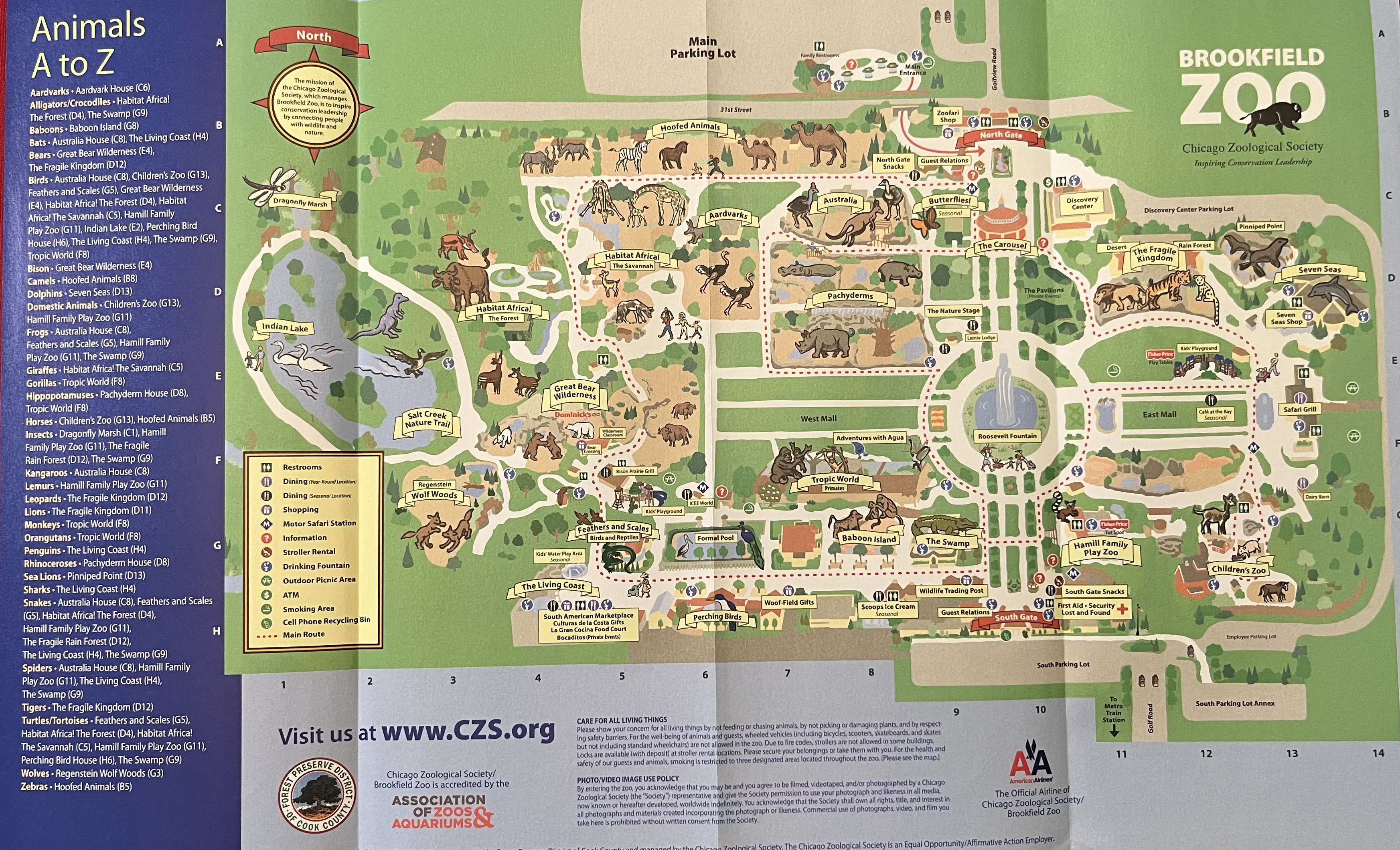 Zoo Map - 2010