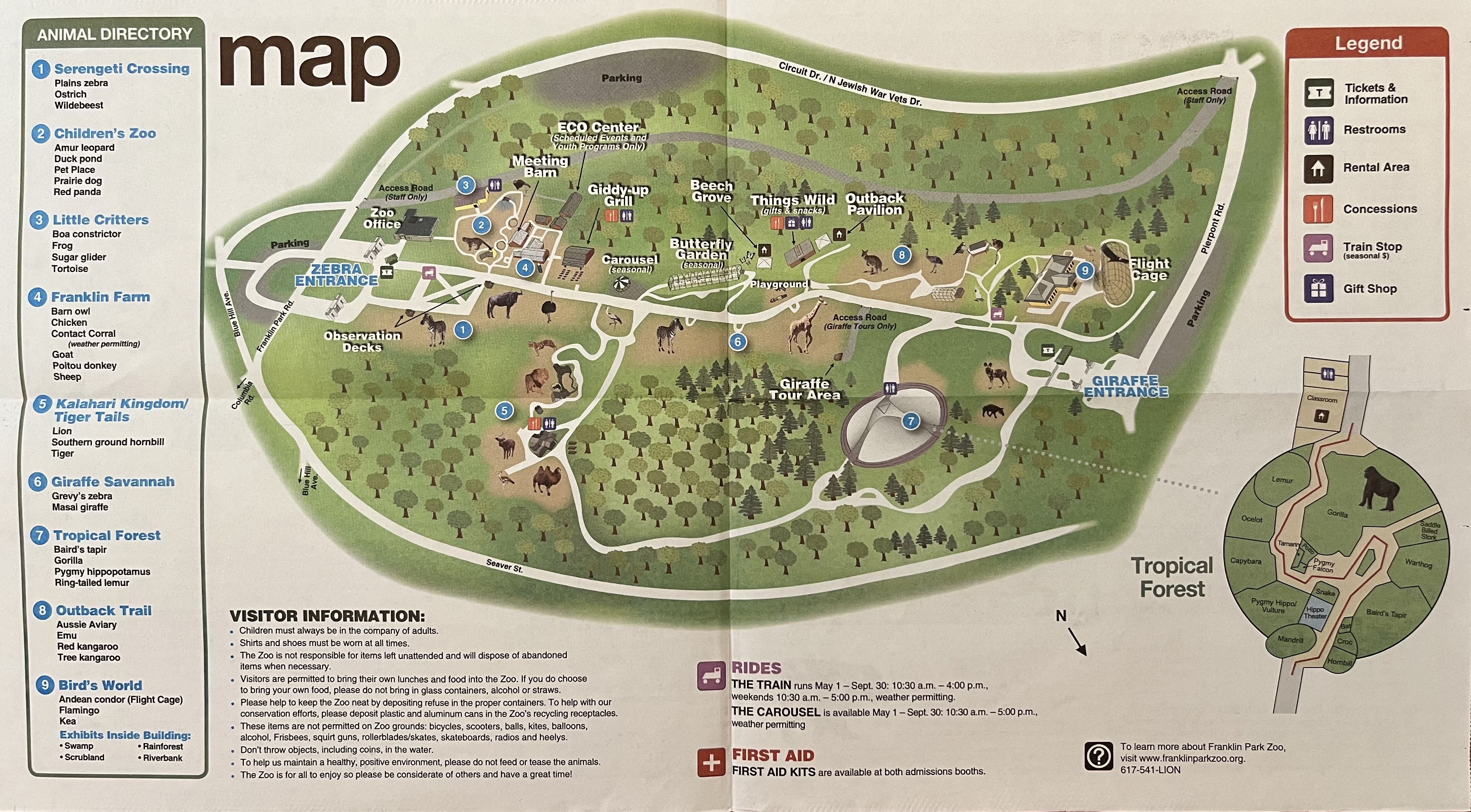 Zoo Map - 2010