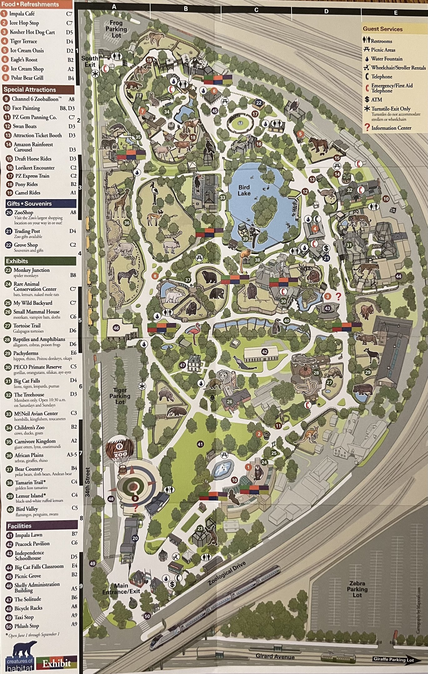 Zoo Map - 2010
