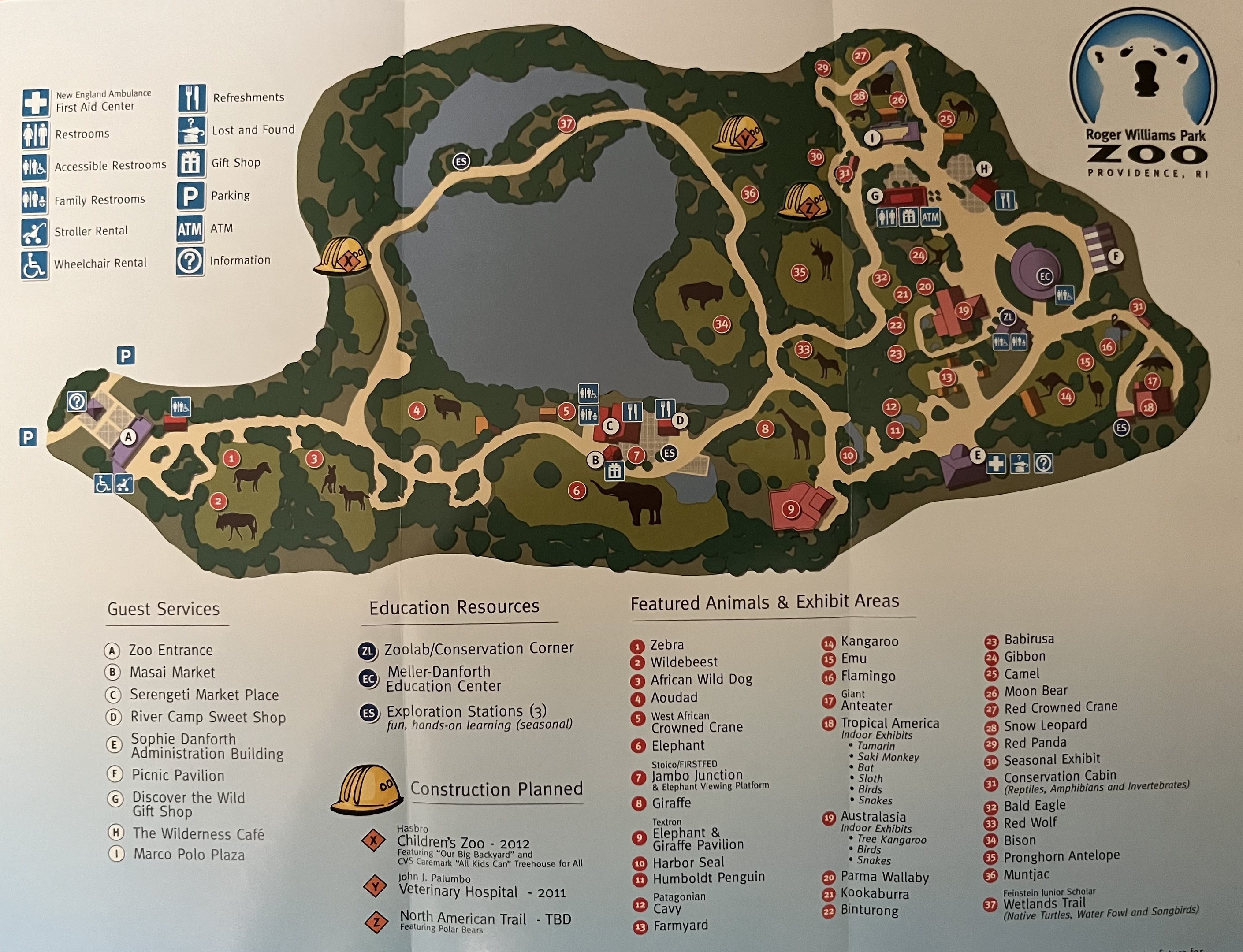 Zoo Map - 2010