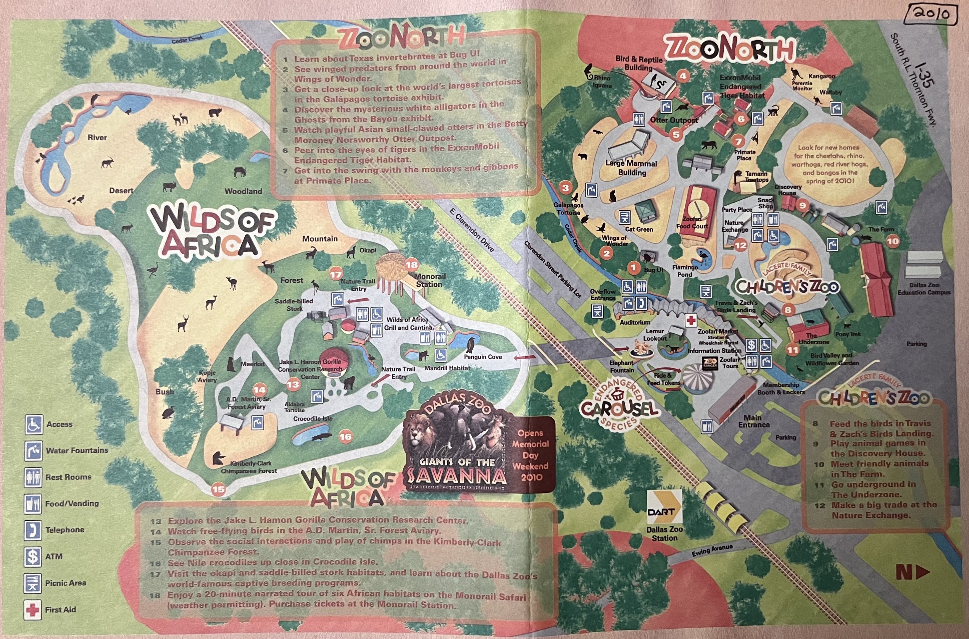 Zoo Map - 2010