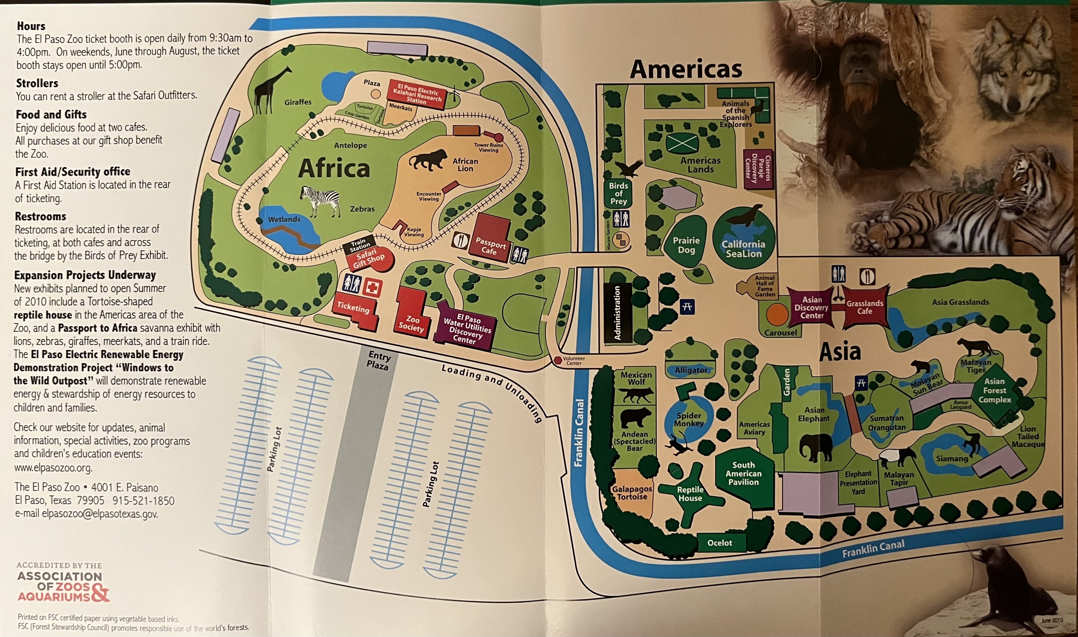 Zoo Map - 2010