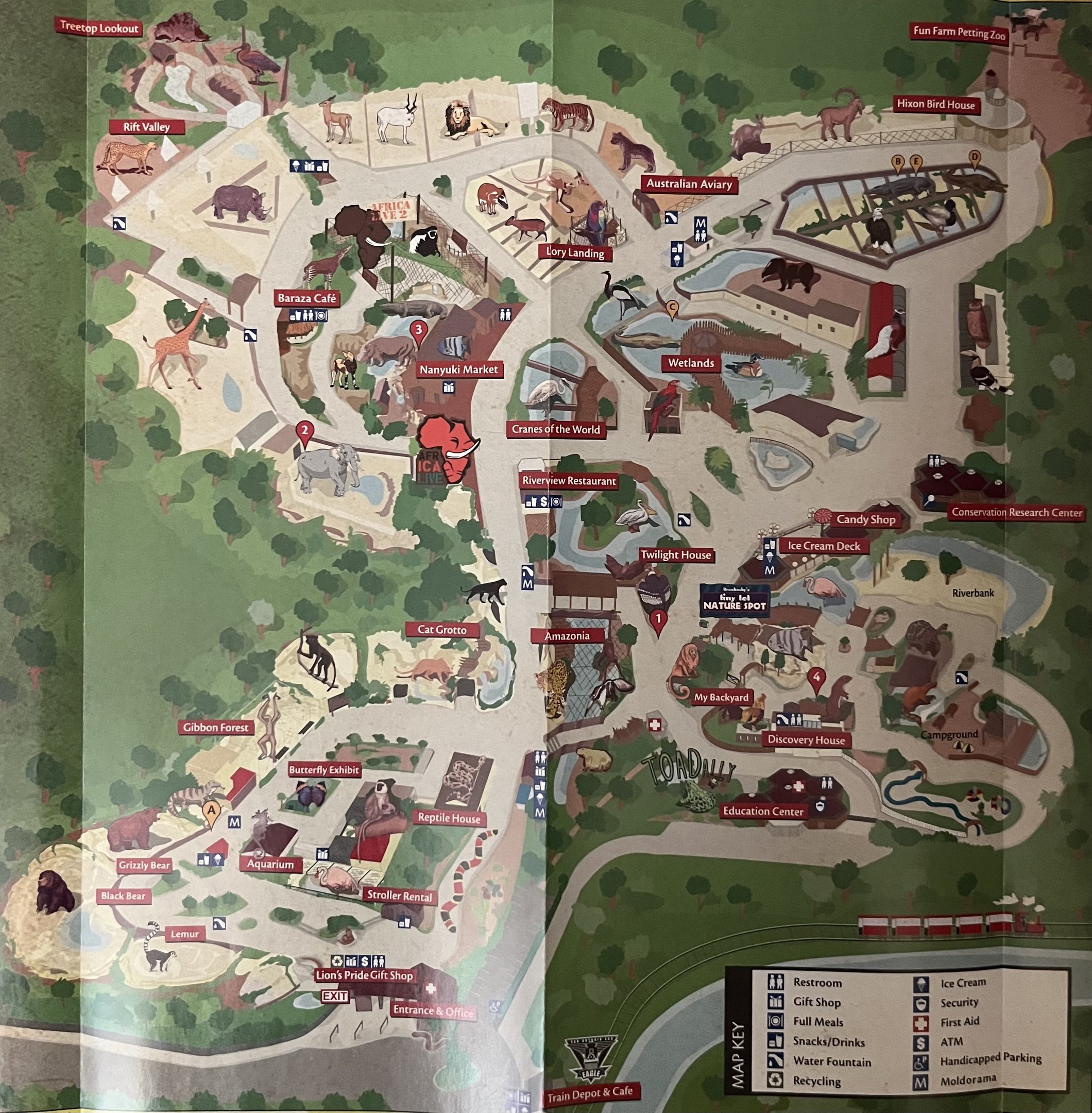 Zoo Map - 2010