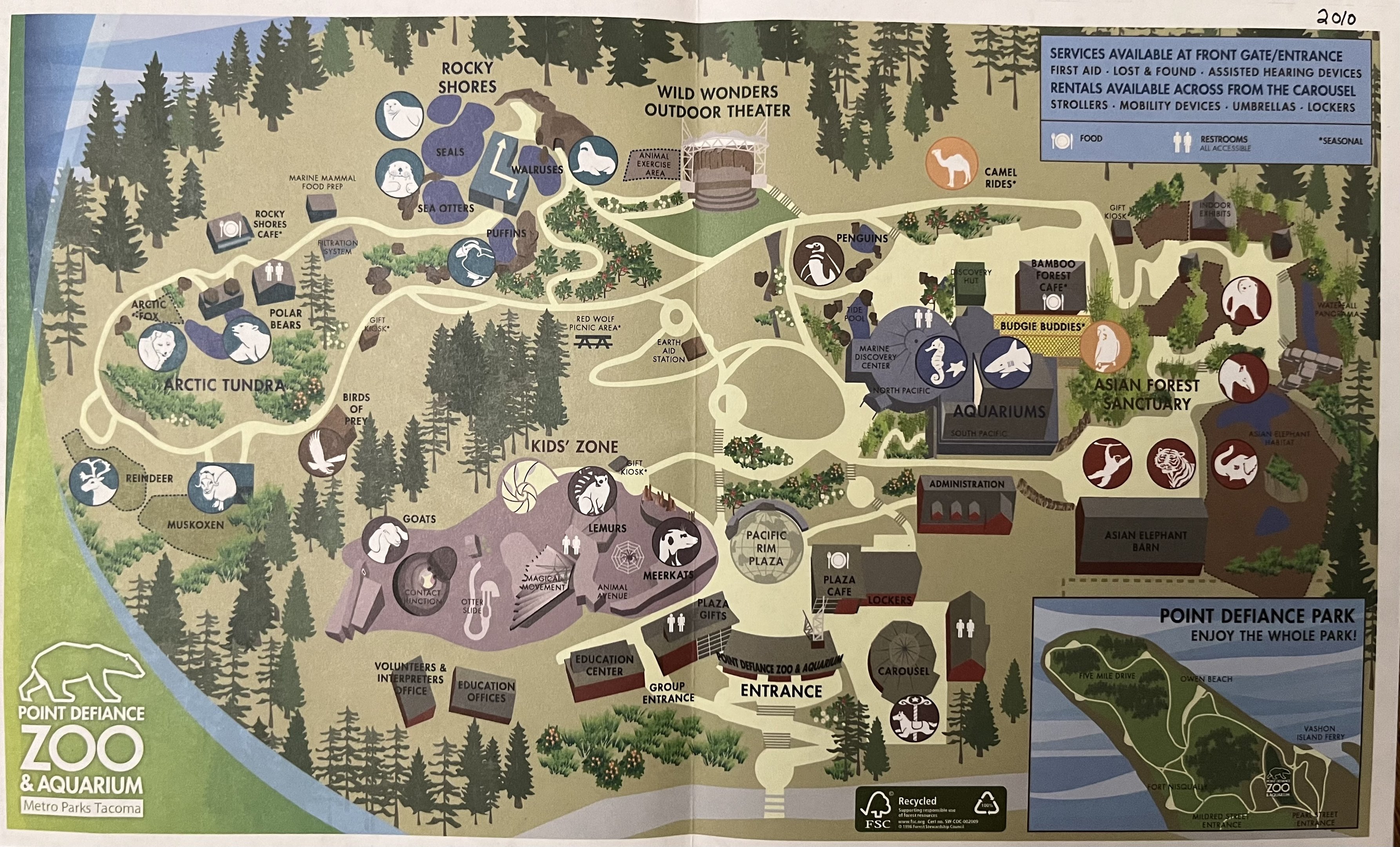 Zoo Map - 2010