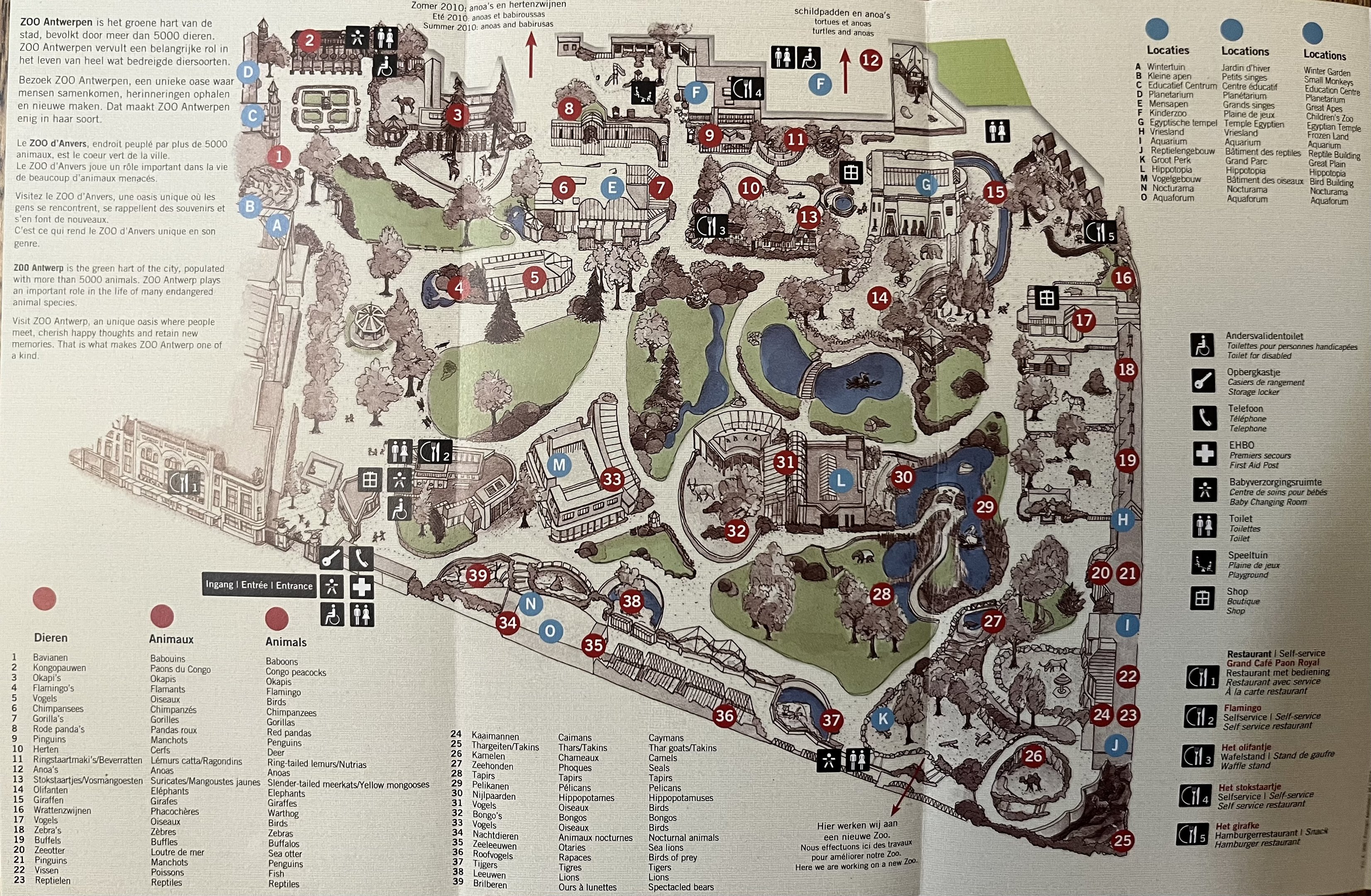 Zoo Map - 2010