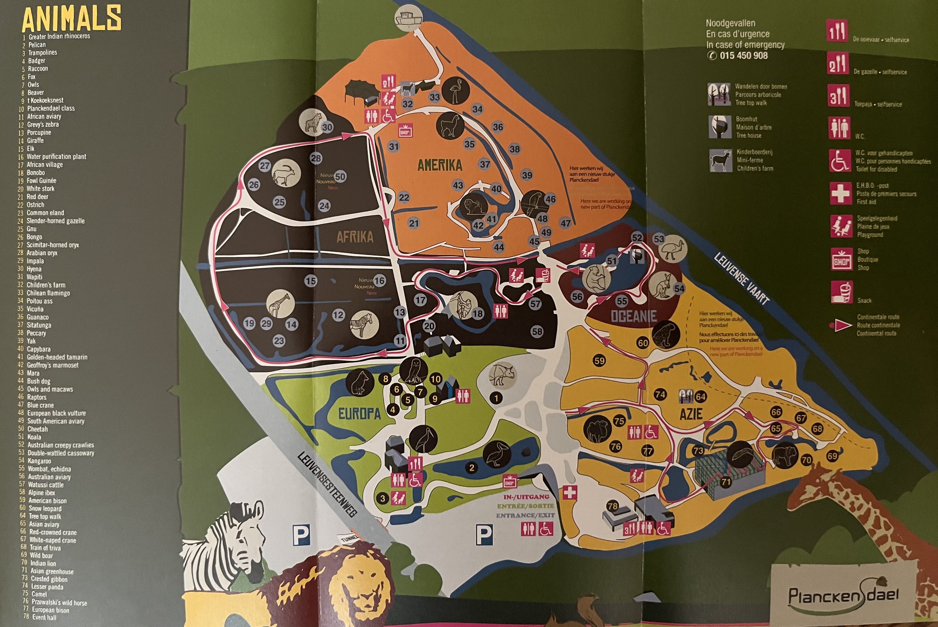 Zoo Map - 2010