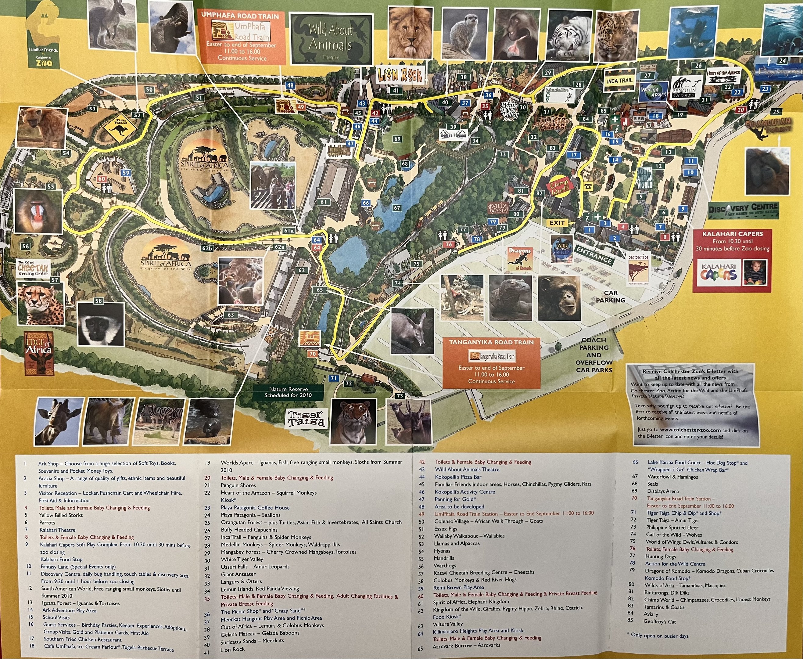 Zoo Map - 2010