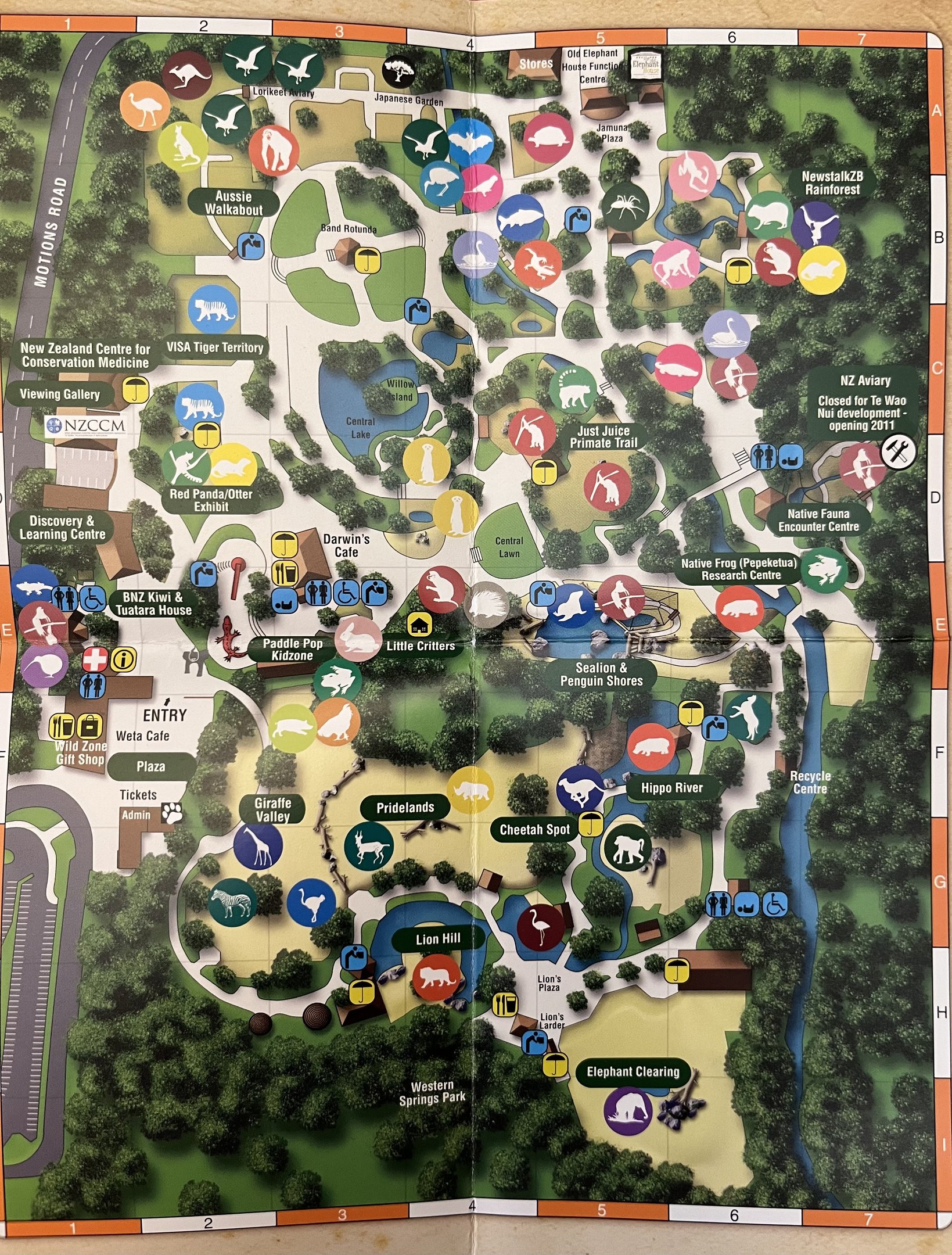 Zoo Map - 2010