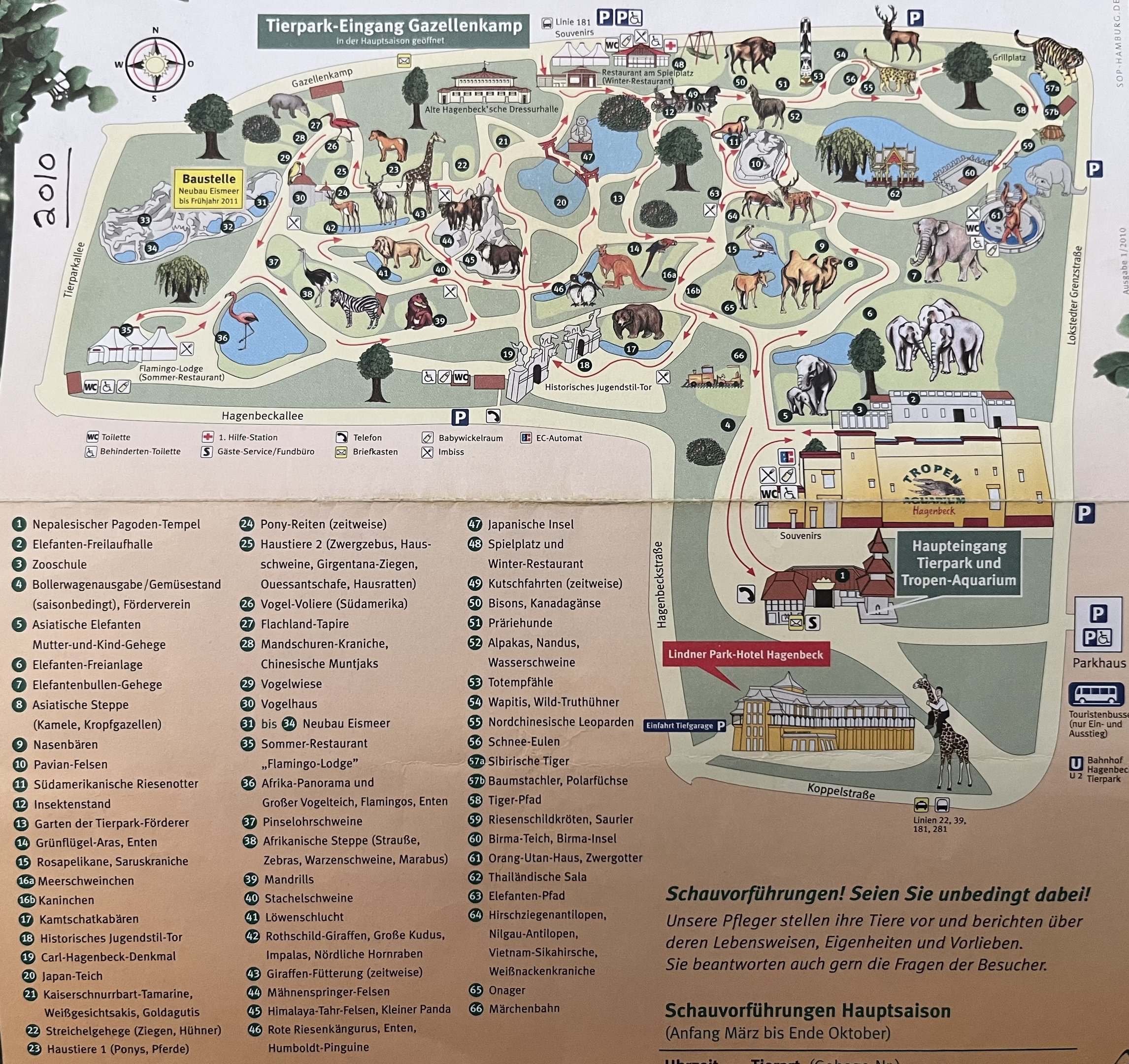 Zoo Map - 2010