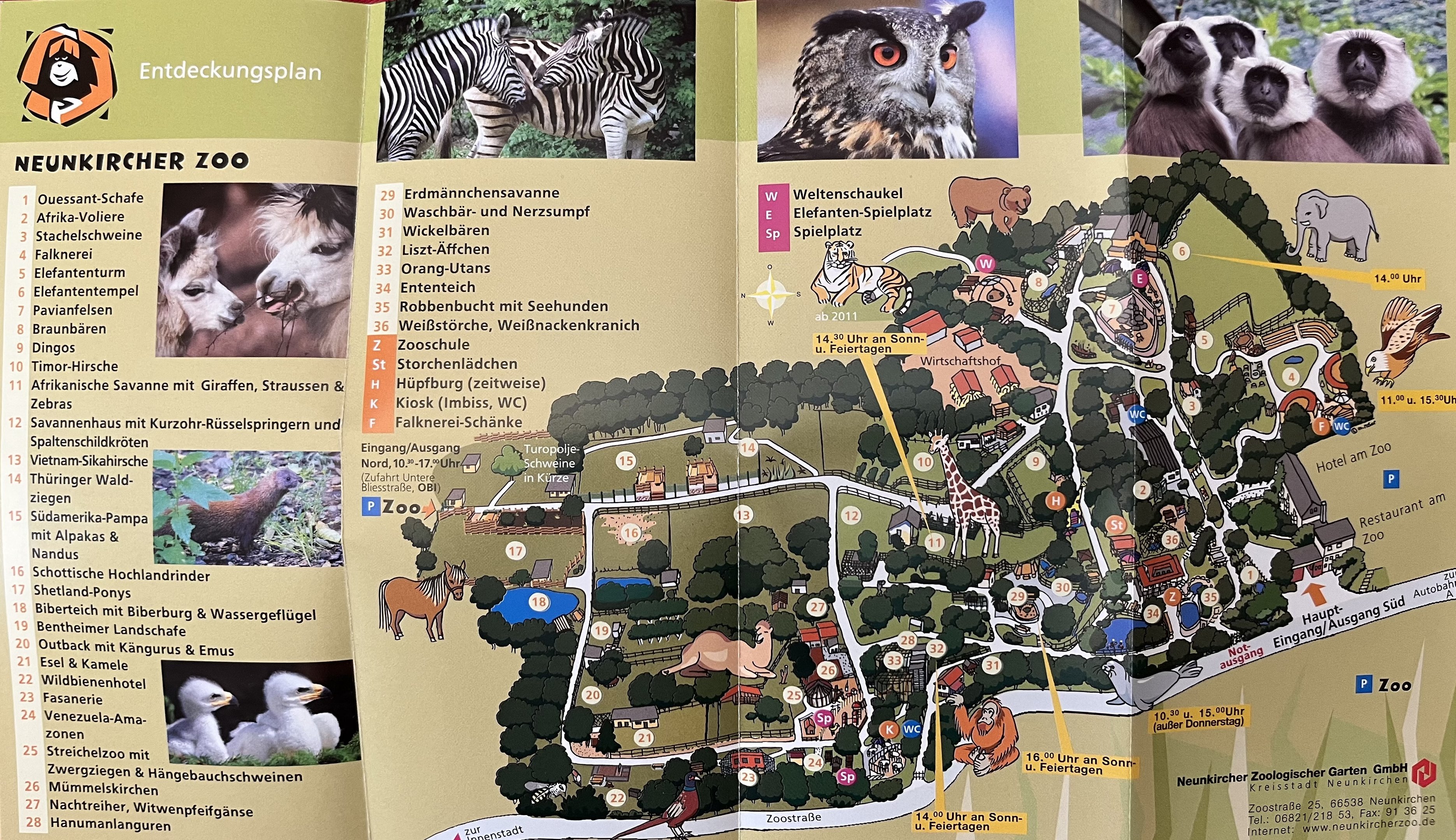 Zoo Map - 2010