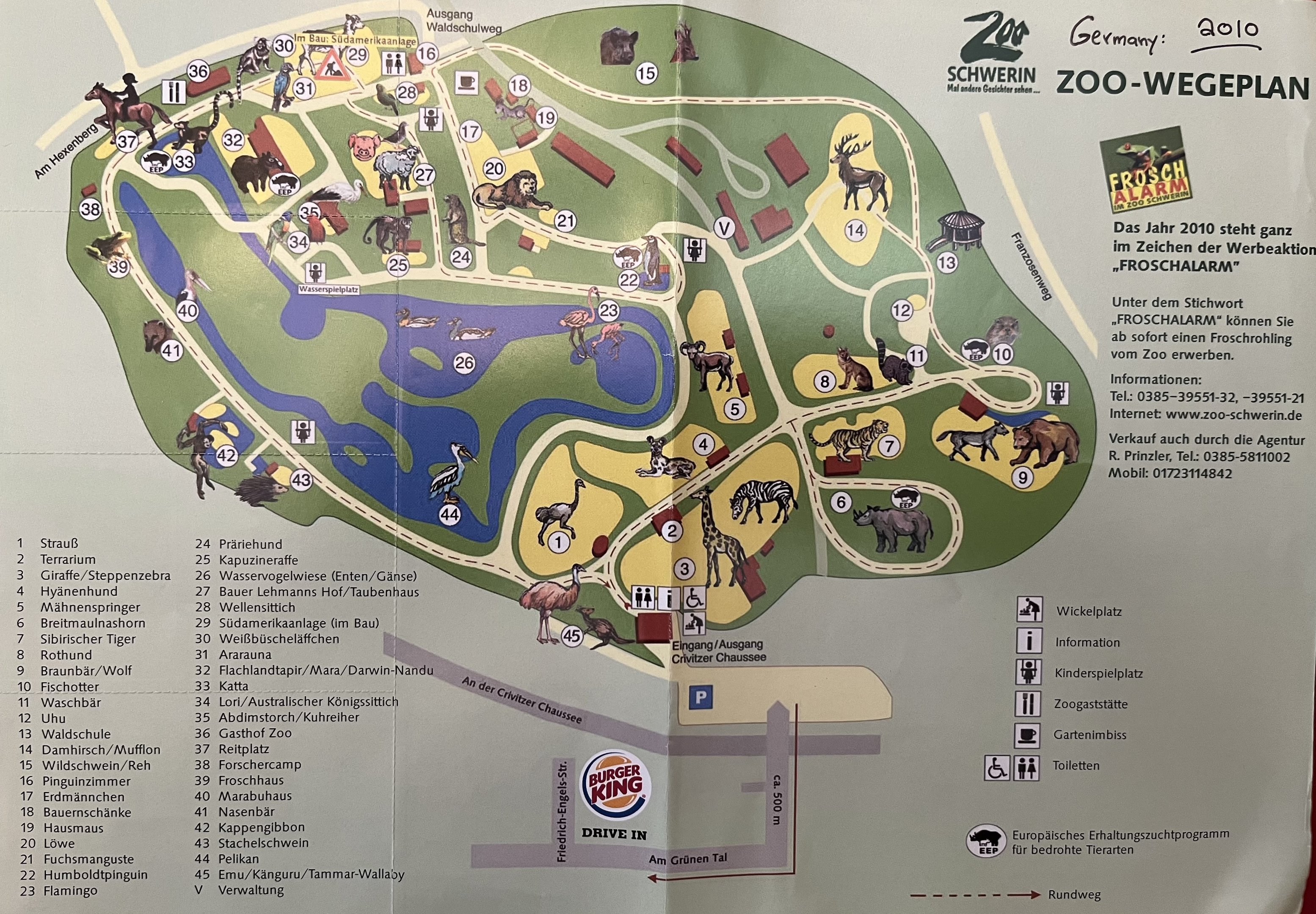 Zoo Map - 2010