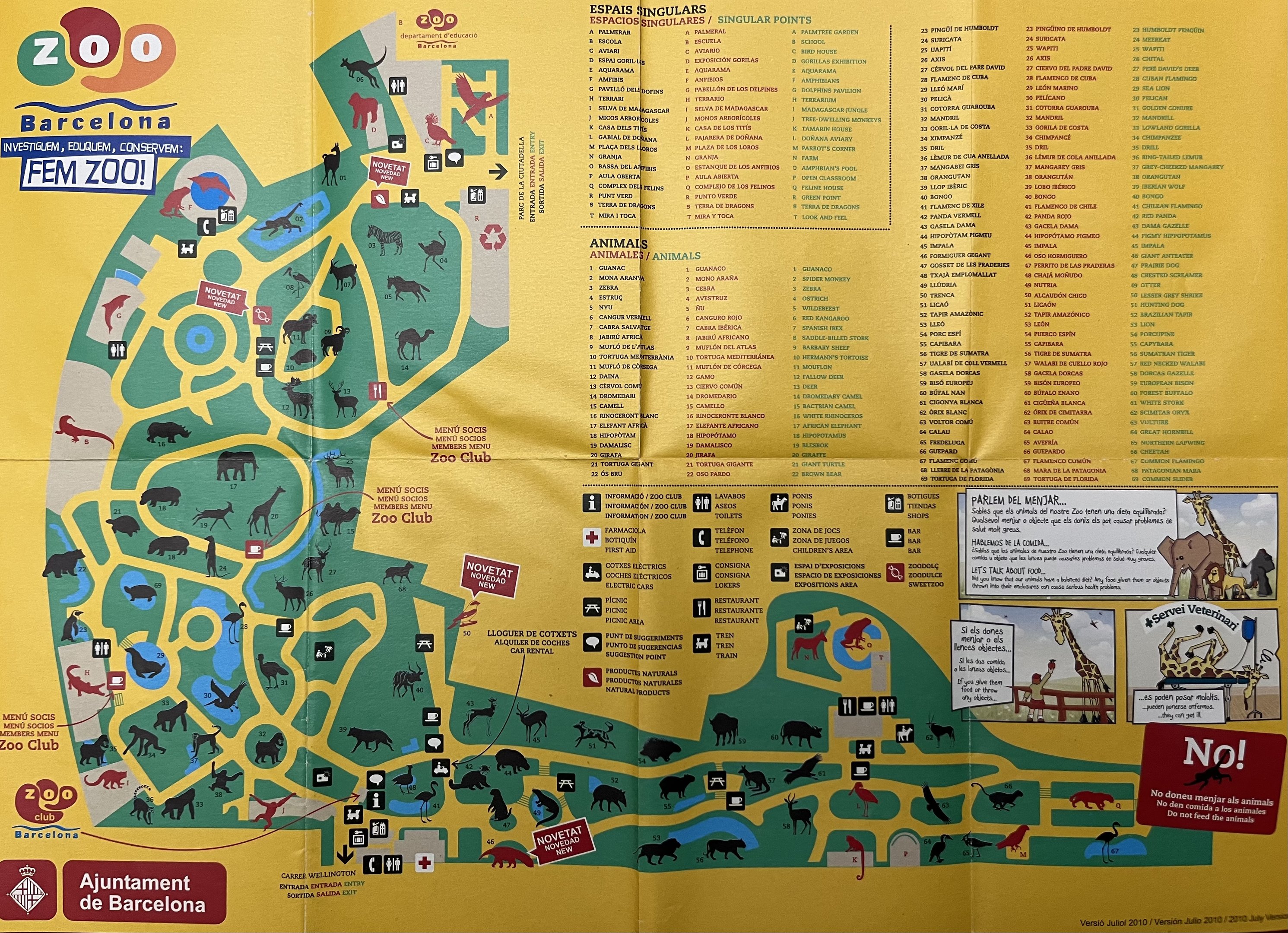 Zoo Map - 2010