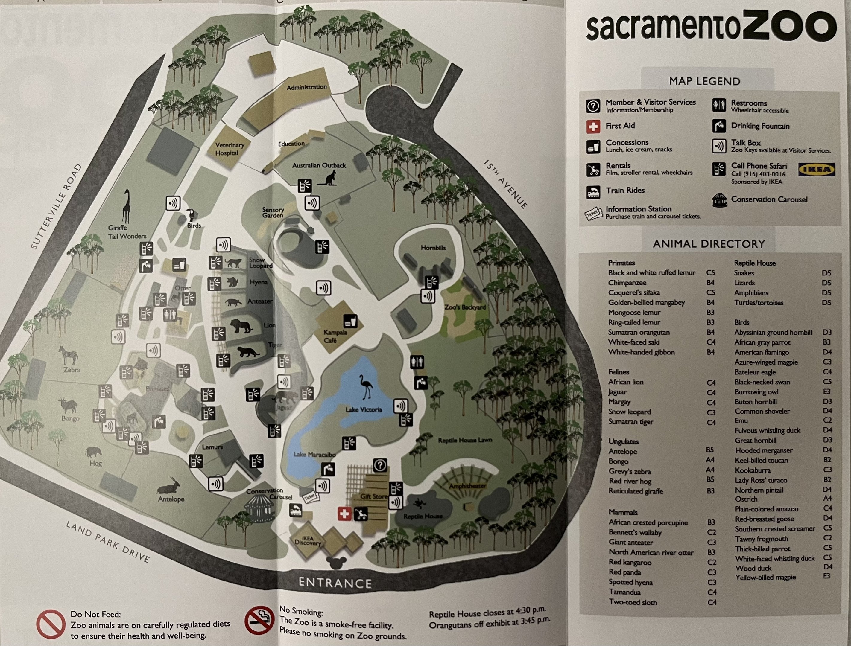 Zoo Map - 2011