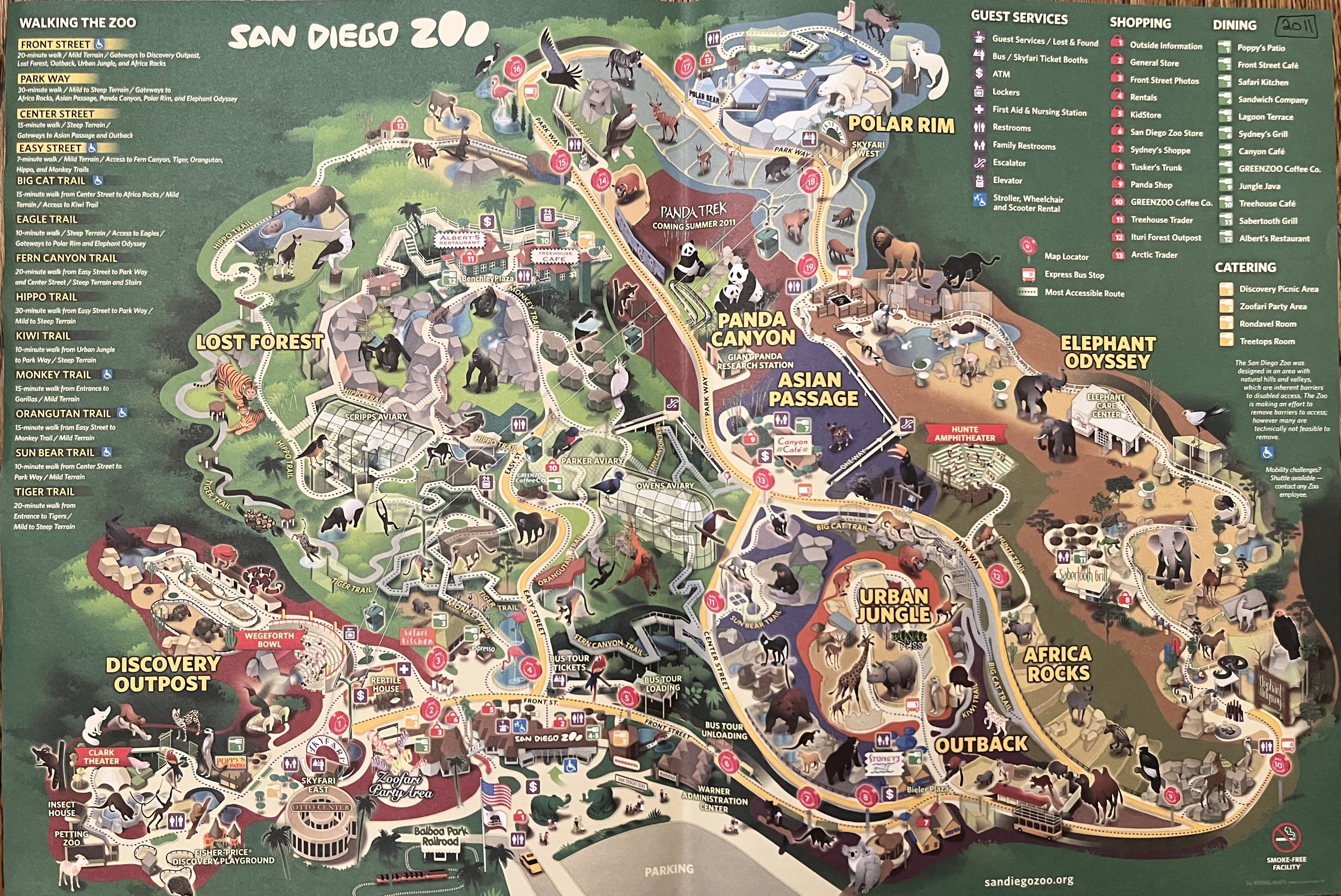 Zoo Map - 2011