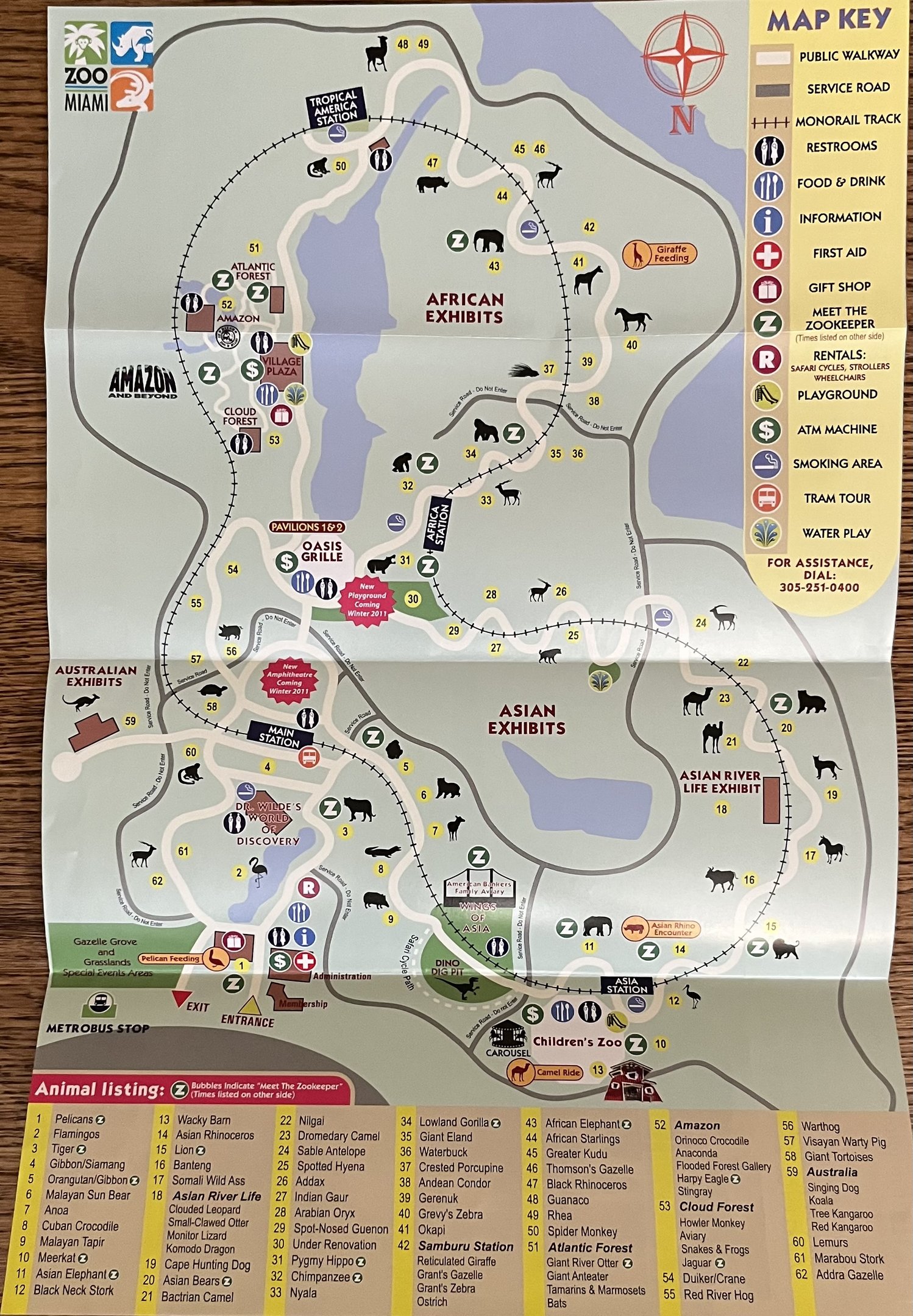 Zoo Map - 2011