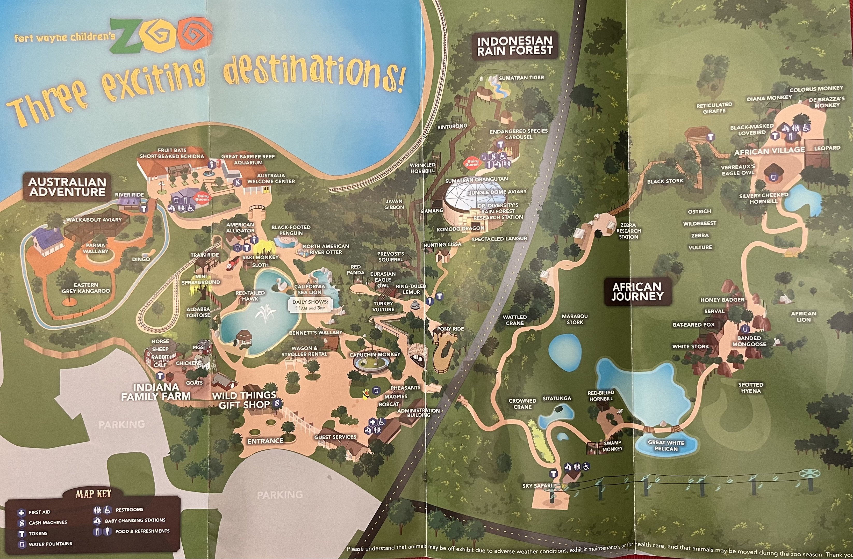 Zoo Map - 2011